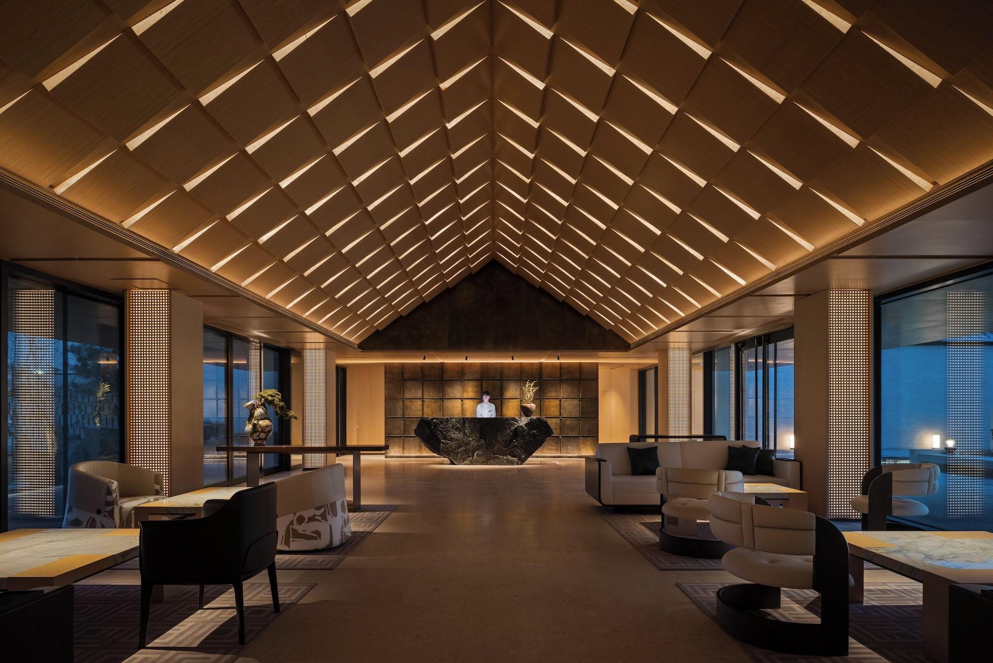 Vista Lobby Beijing Wanli Yipiao Courtyard Hot Spring Resort