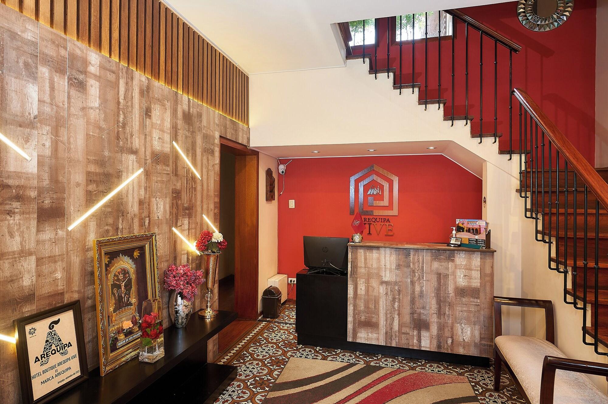Vista Lobby HOTEL BOUTIQUE AREQUIPA VIVE