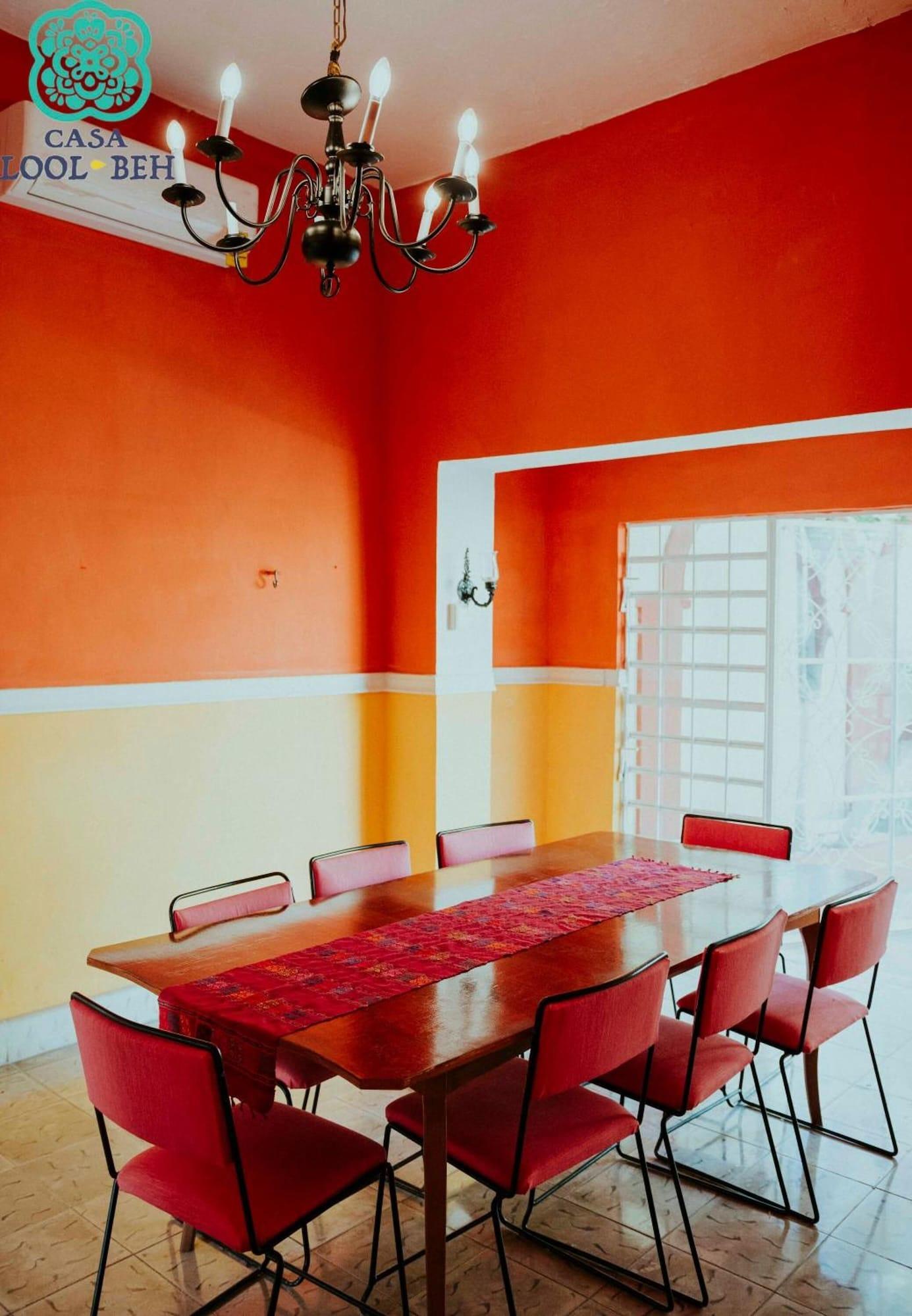 Sala de Reuniones Hospedaje Casa Lool Beh Merida