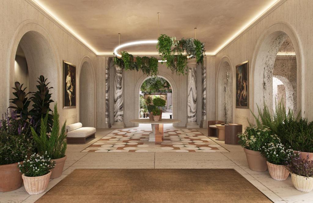 Vista Lobby Six Senses Rome