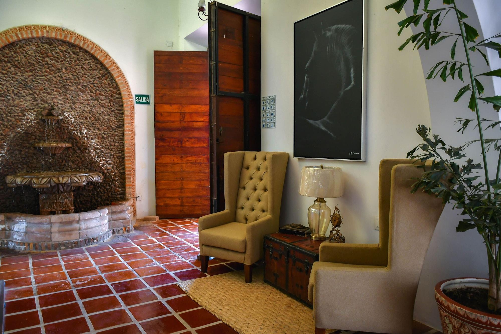 Vista Lobby Hotel Hacienda San Isidro