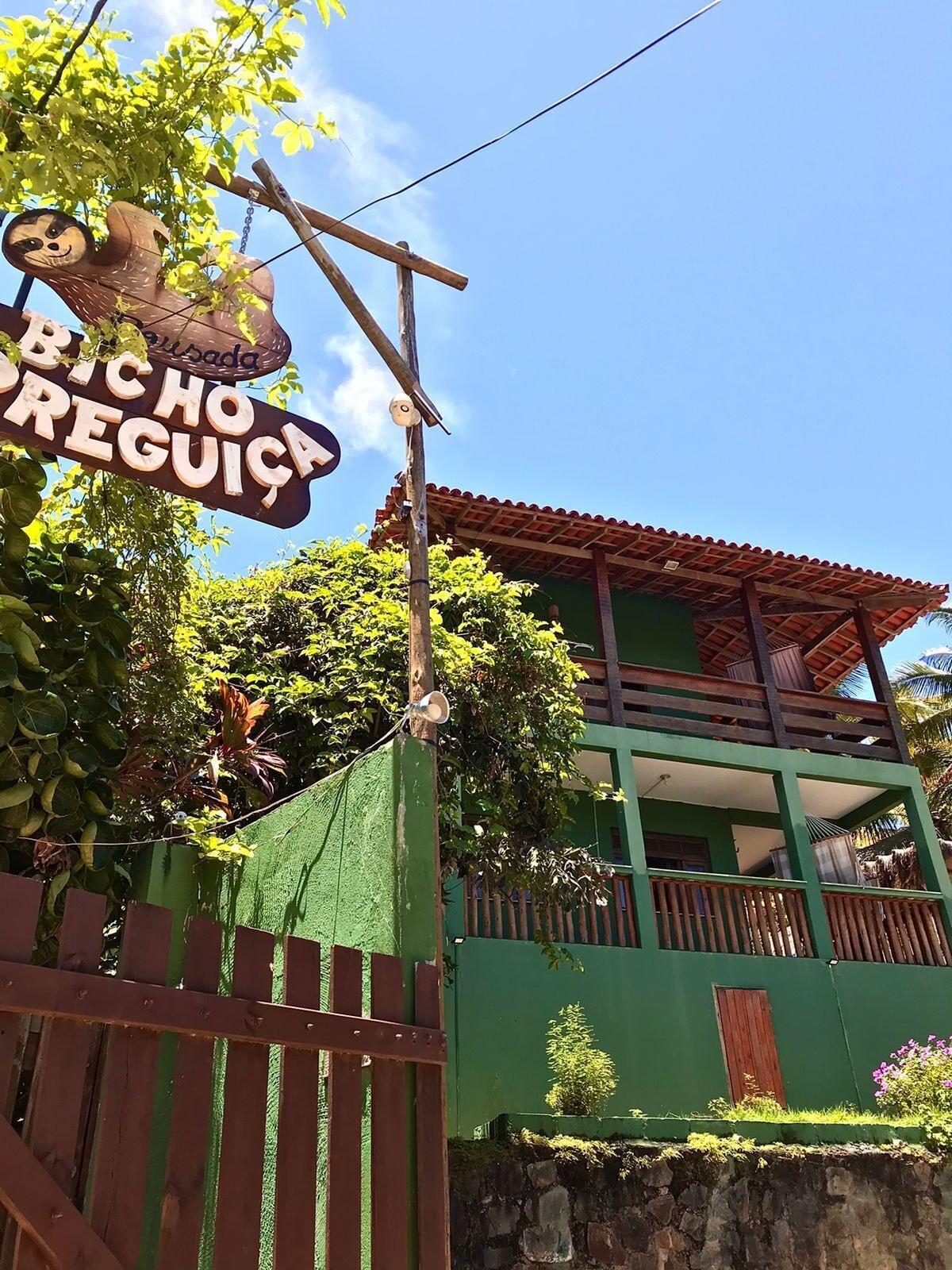Vista Exterior Pousada Bicho Preguiça