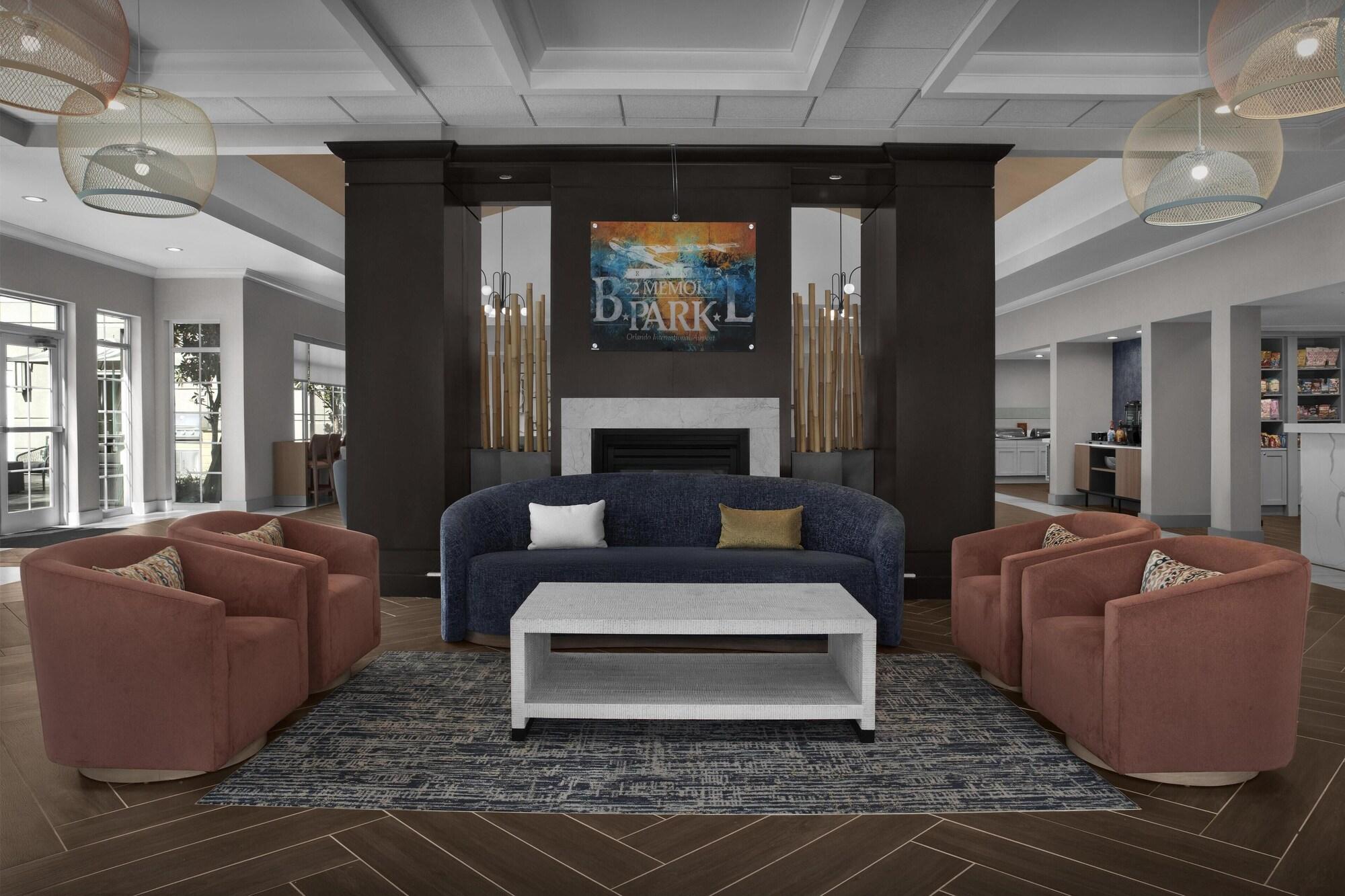 Vista Lobby Homewood Suites by Hilton Orlando Airport