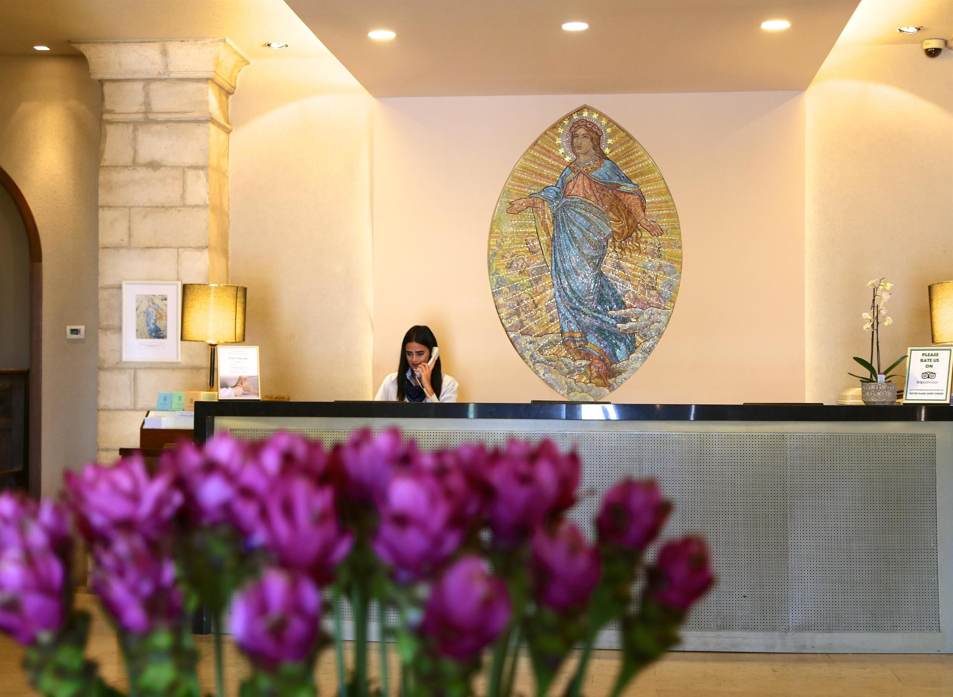 Vista Lobby Notre Dame Center Guest House