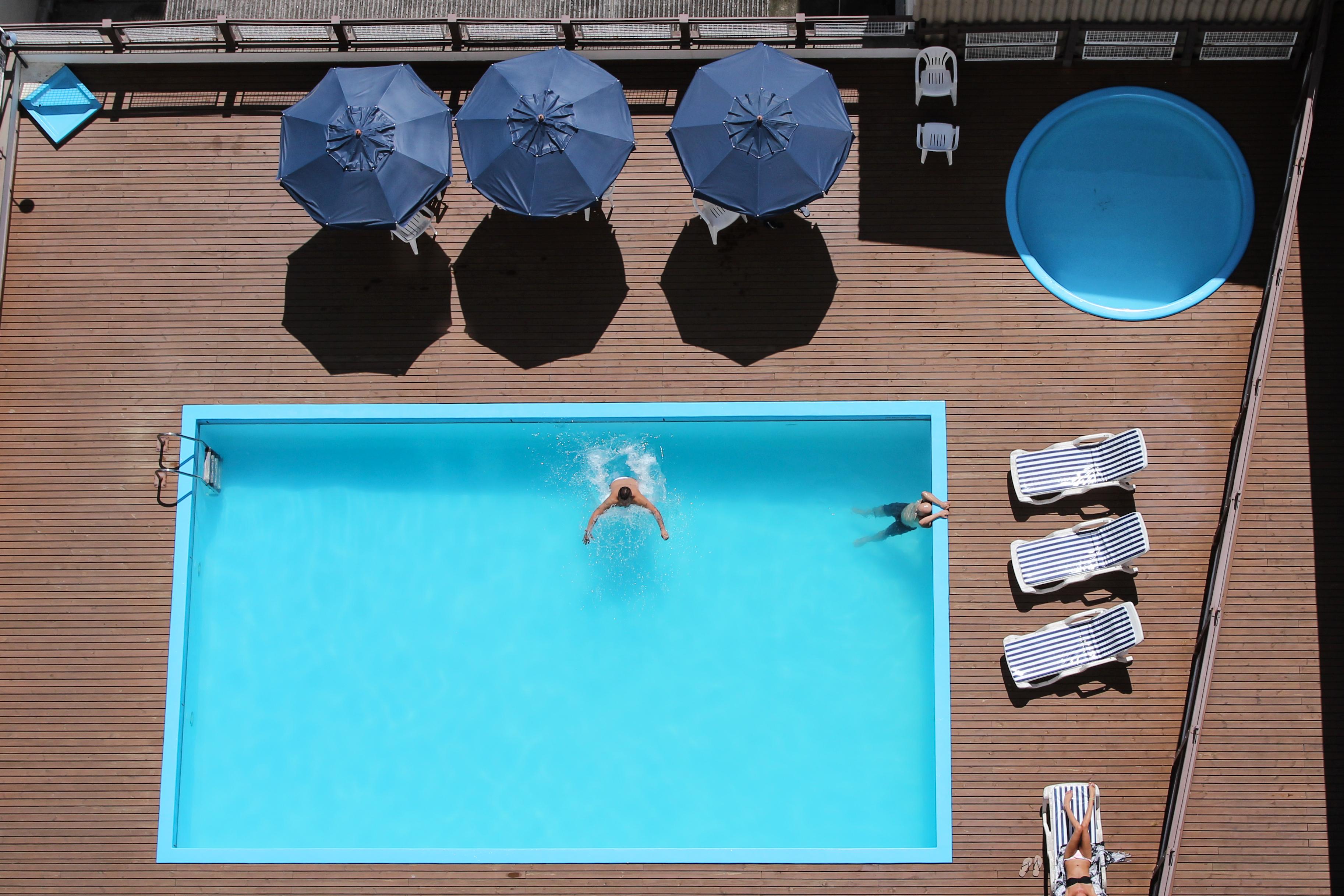 Vista Piscina Castelmar Hotel