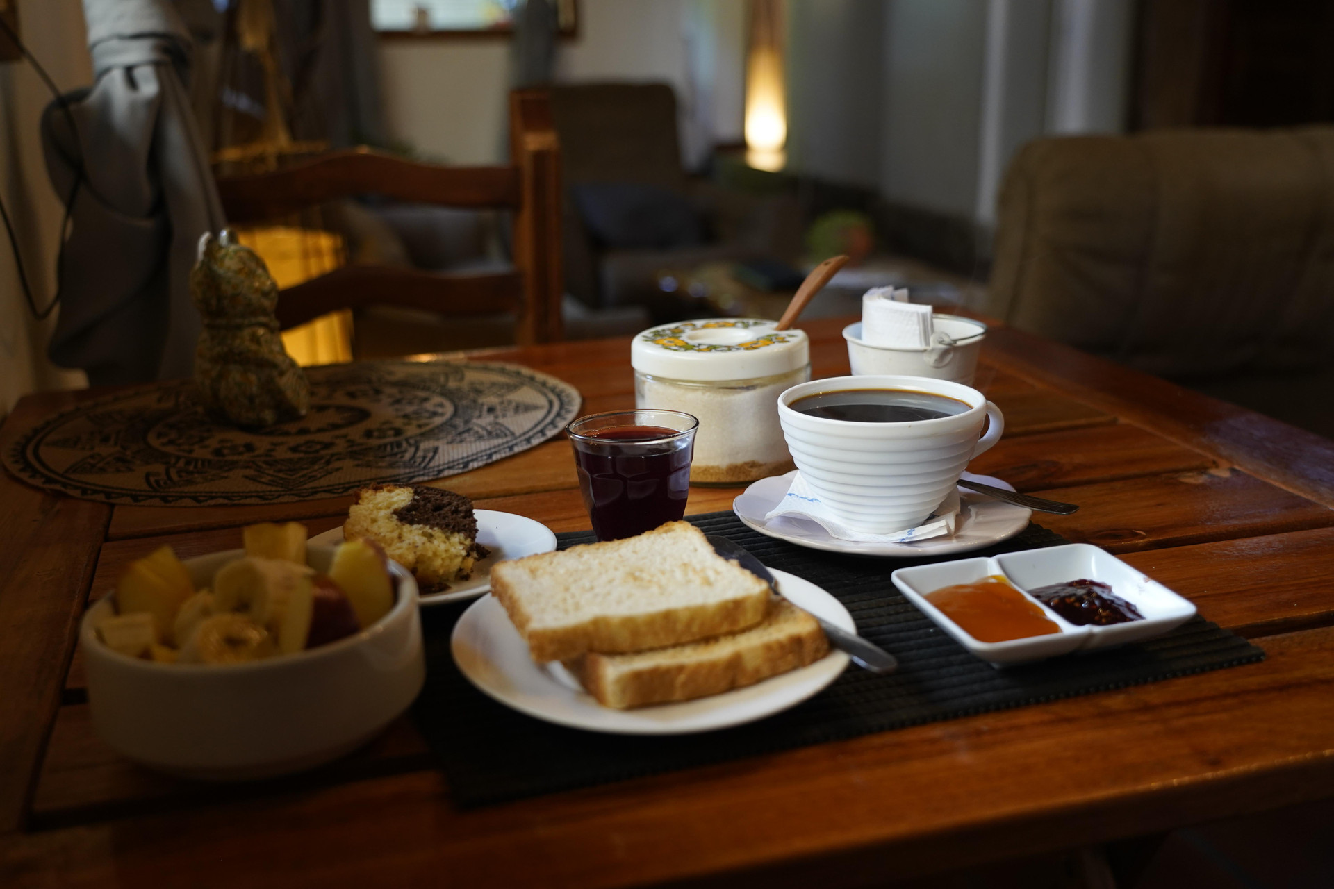 Área de desayuno Hostel Cosmo