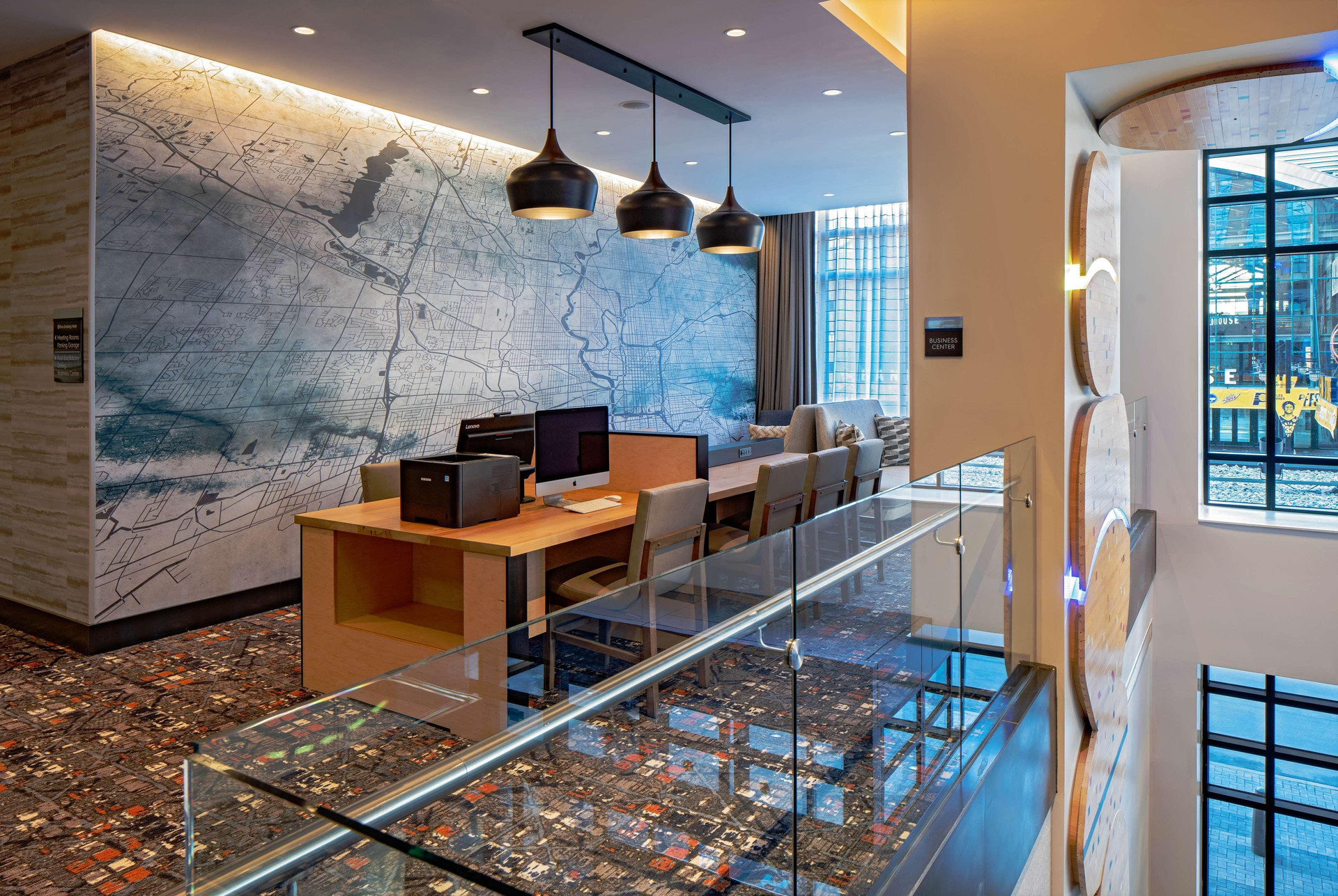 Vista Lobby Hyatt Place Indianapolis Downtown