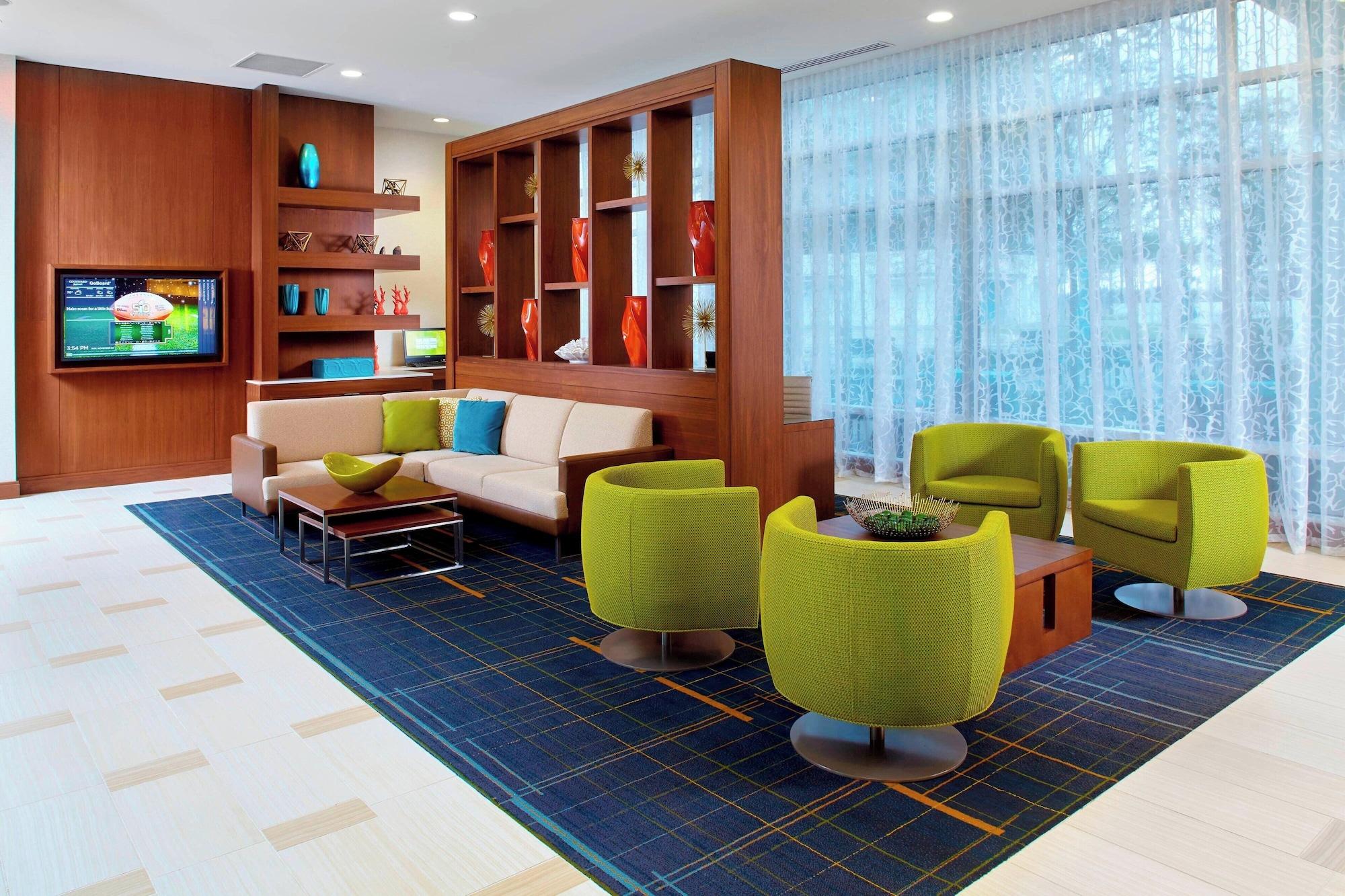 Vista Lobby Courtyard Orlando Lake Nona