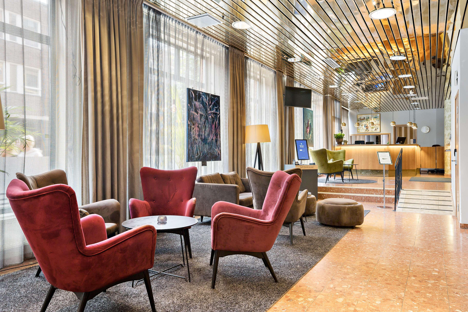 Vista Lobby Best Western Hotel Svava