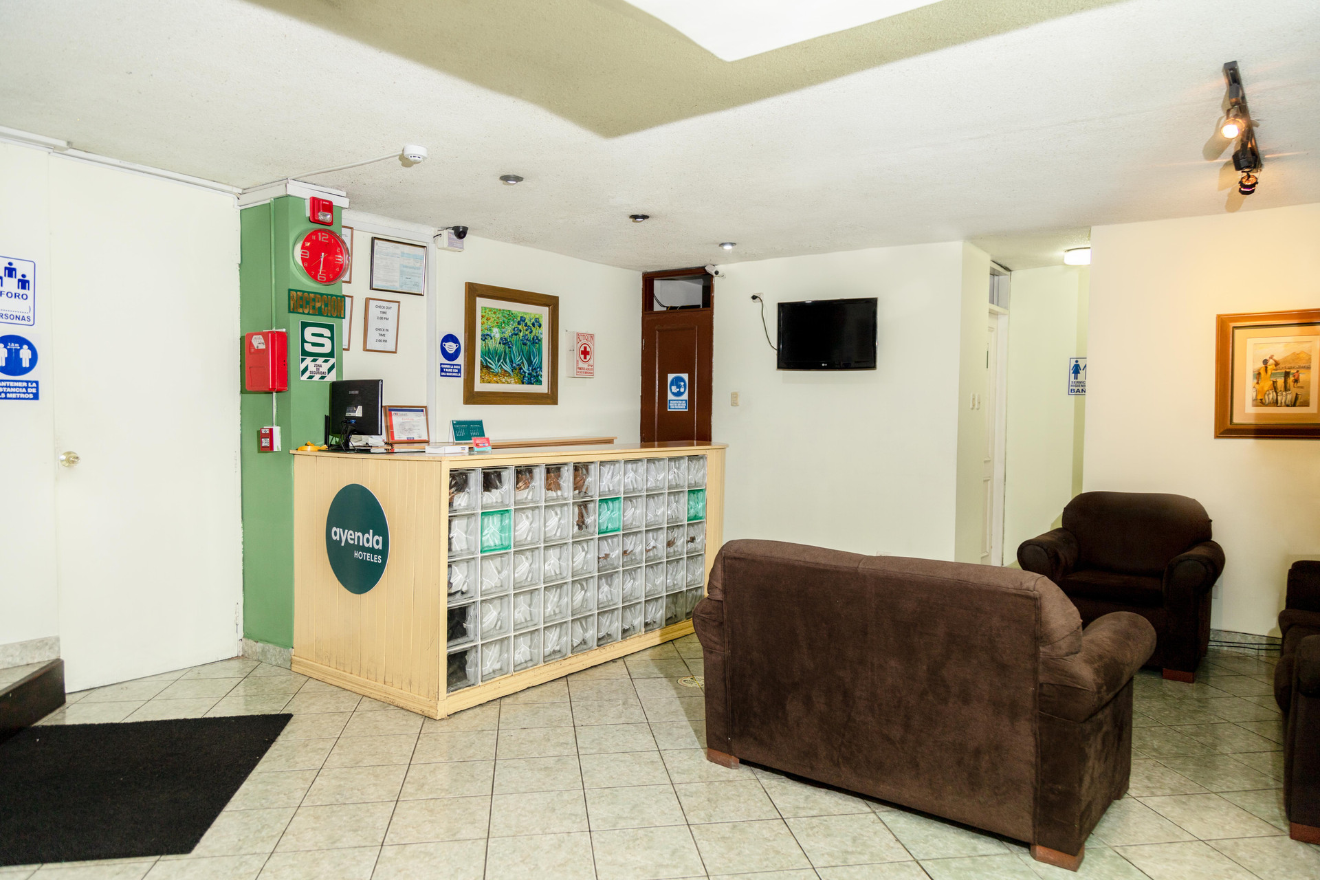 Vista Lobby Ayenda Las Mercedes