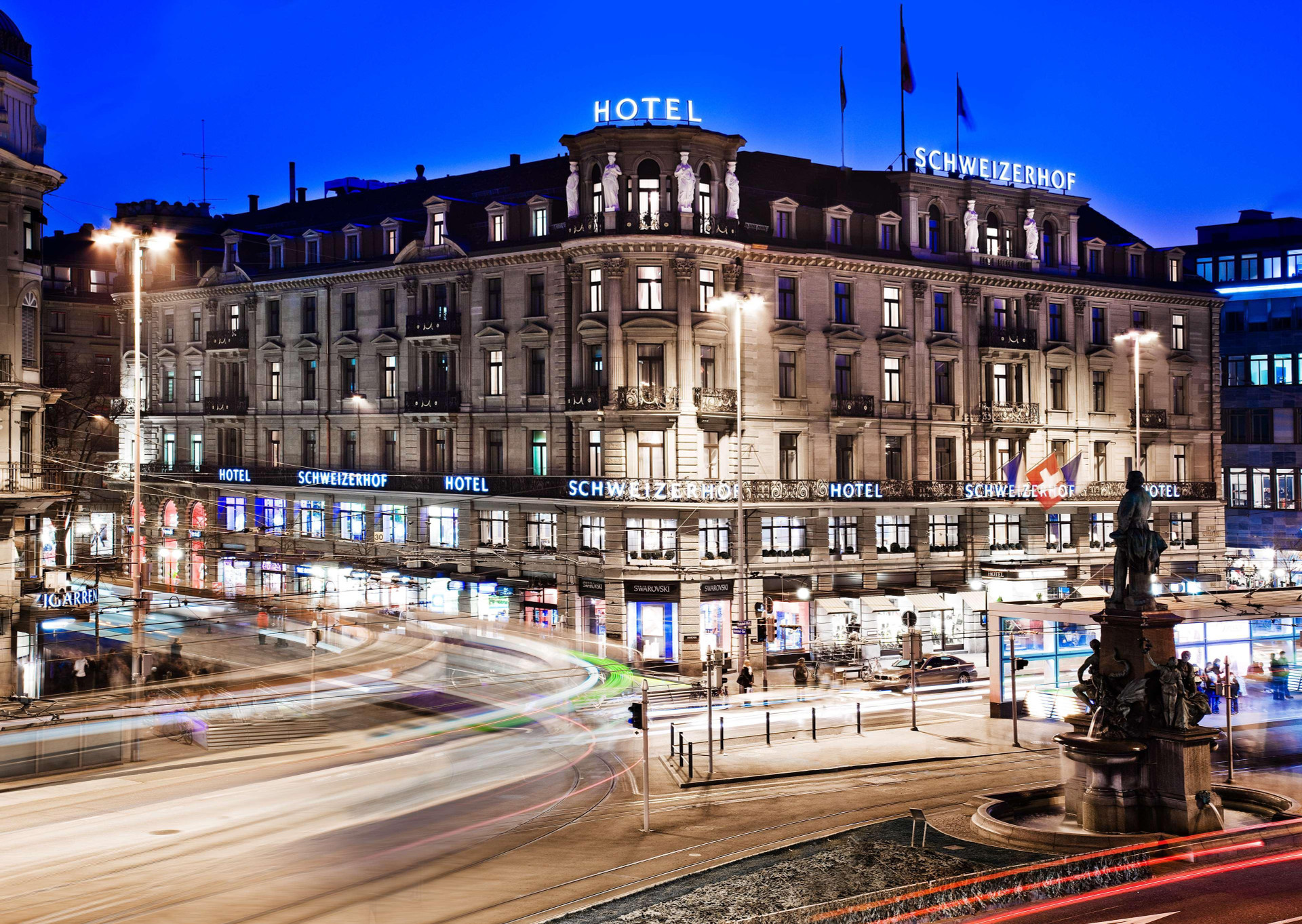 Vista Exterior Hotel Schweizerhof Zürich