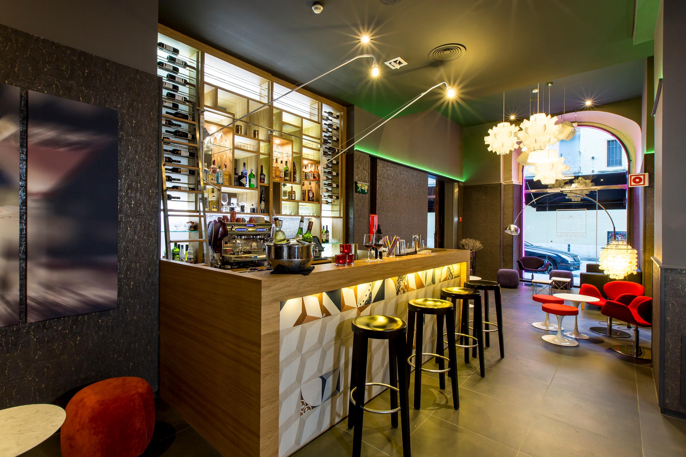 Bar/Salón Leonardo Hotel Barcelona Las Ramblas