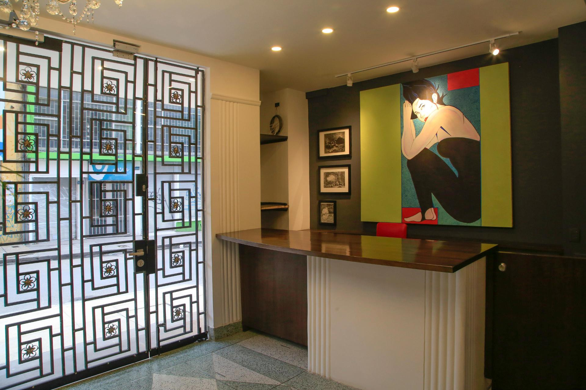 Vista Lobby Hotel Museo San Moritz