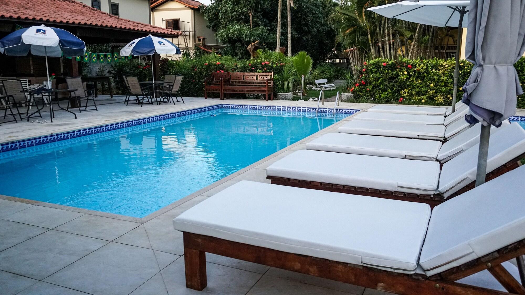 Vista Piscina Pousada das Garças de Saquarema