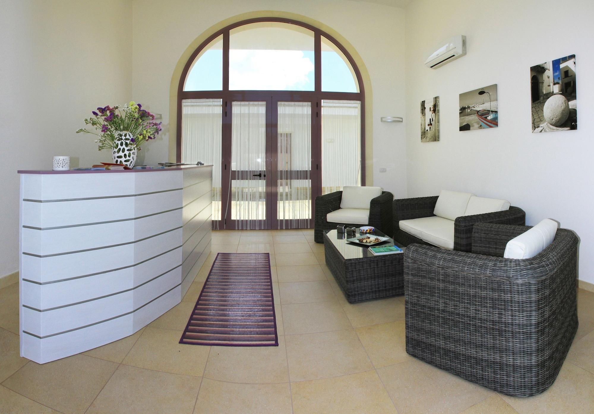 Vista Lobby Corte dei Melograni Hotel Resort