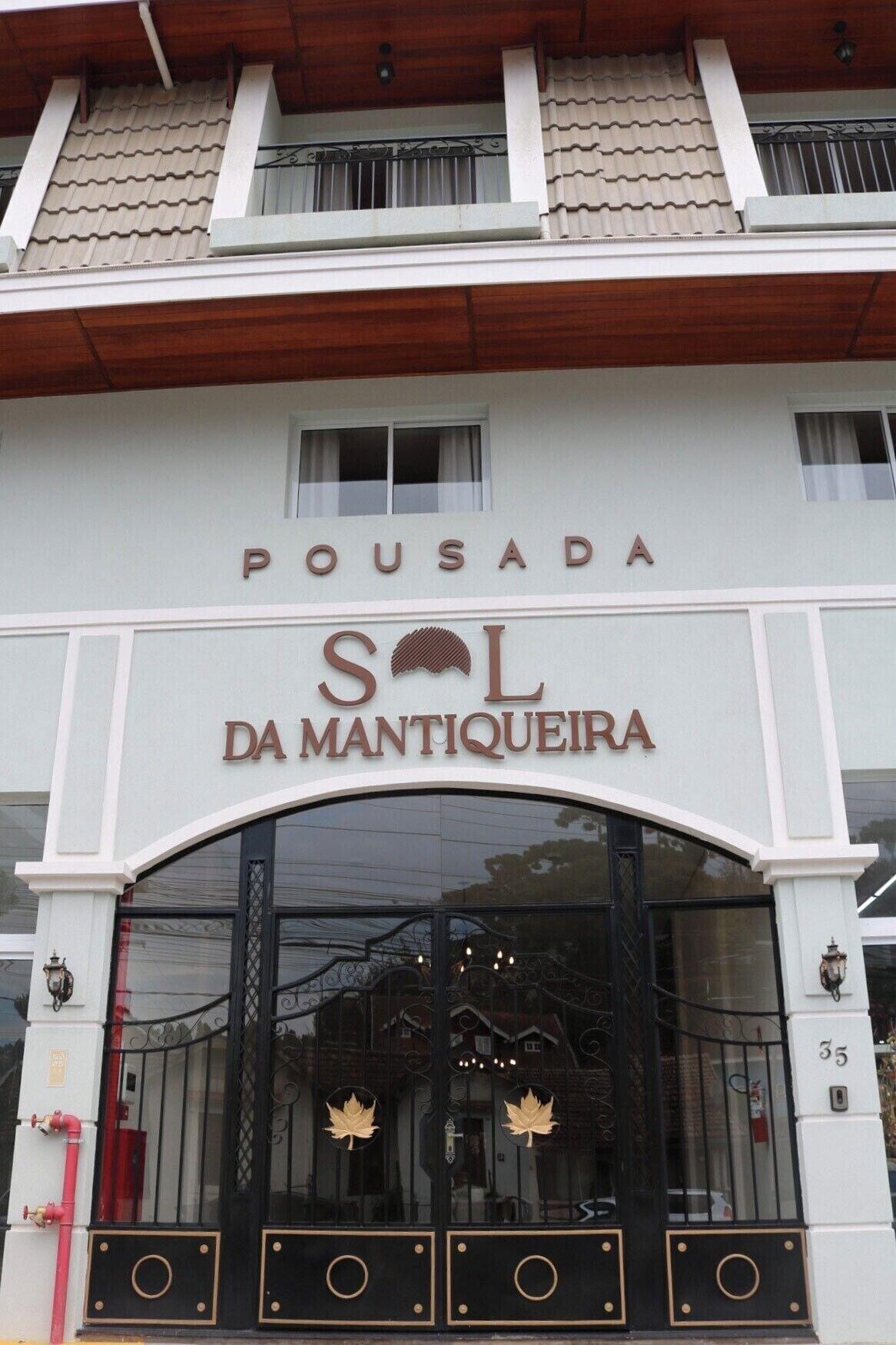 Vista da fachada Pousada Sol da Mantiqueira