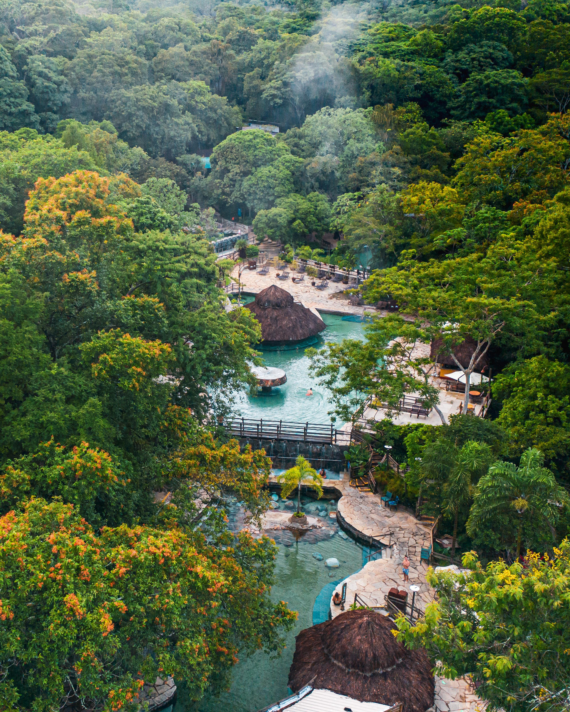 Vista Piscina Rio Quente Resorts – Eco Chalés
