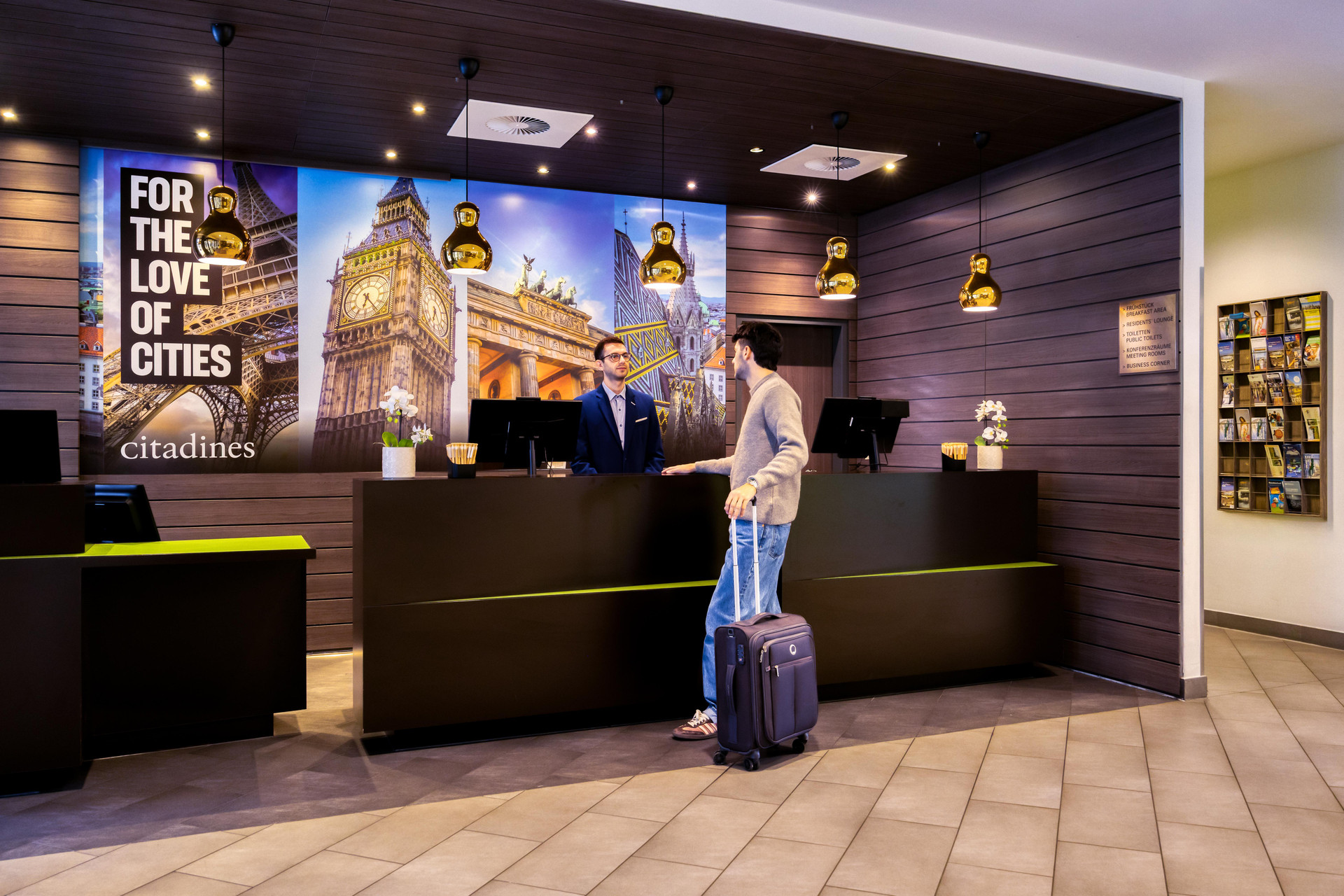 Vista Lobby Citadines City Centre Frankfurt