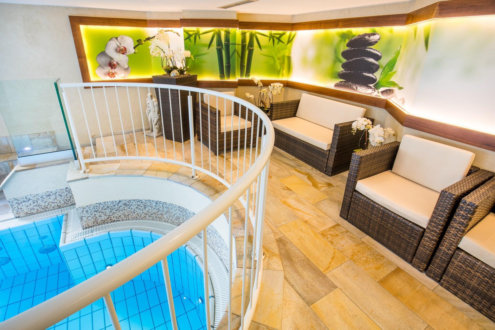 Vista Piscina Hotel DreiSonnen