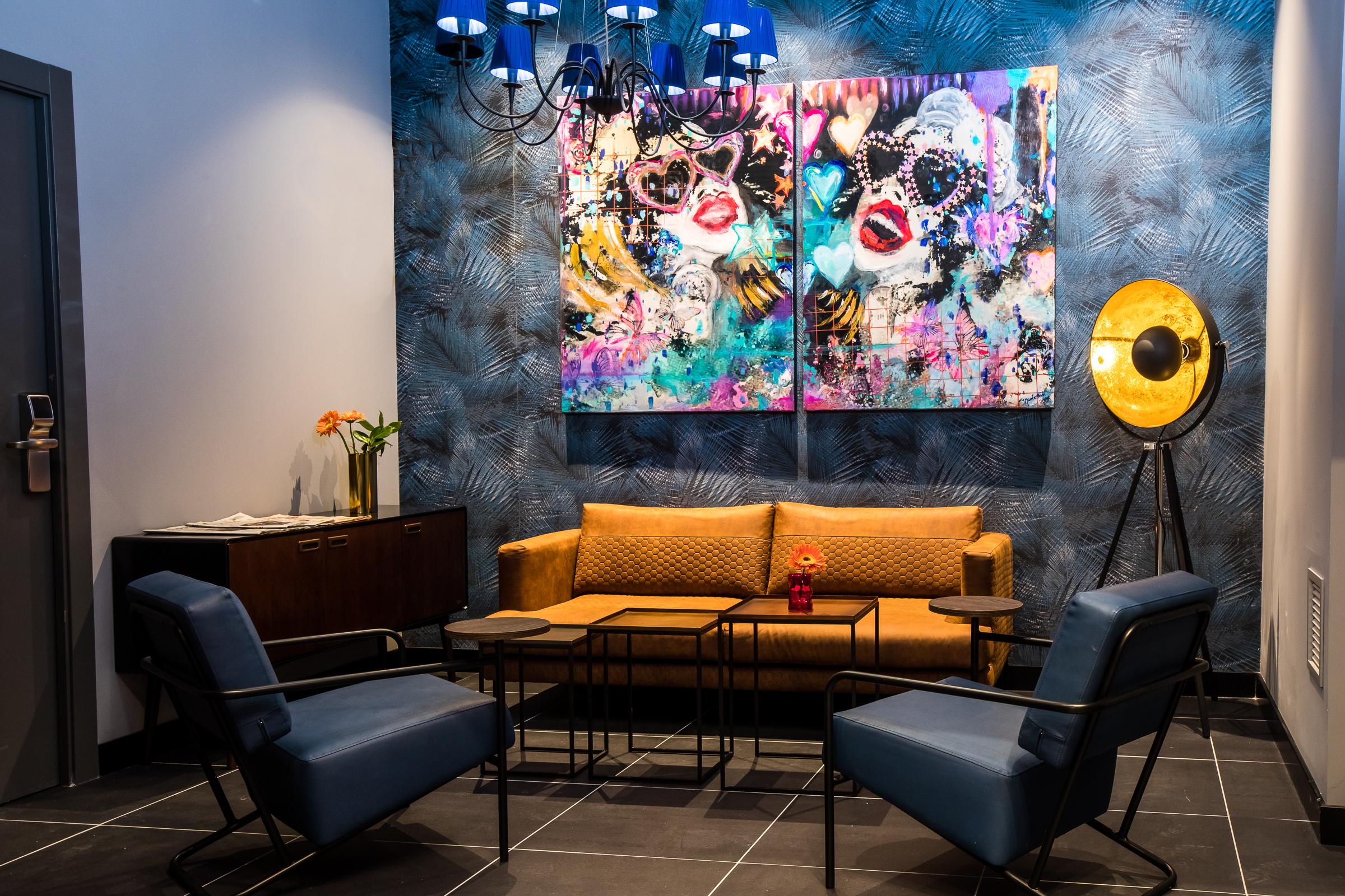 Vista Lobby NYX Hotel Bilbao by Leonardo Hotels