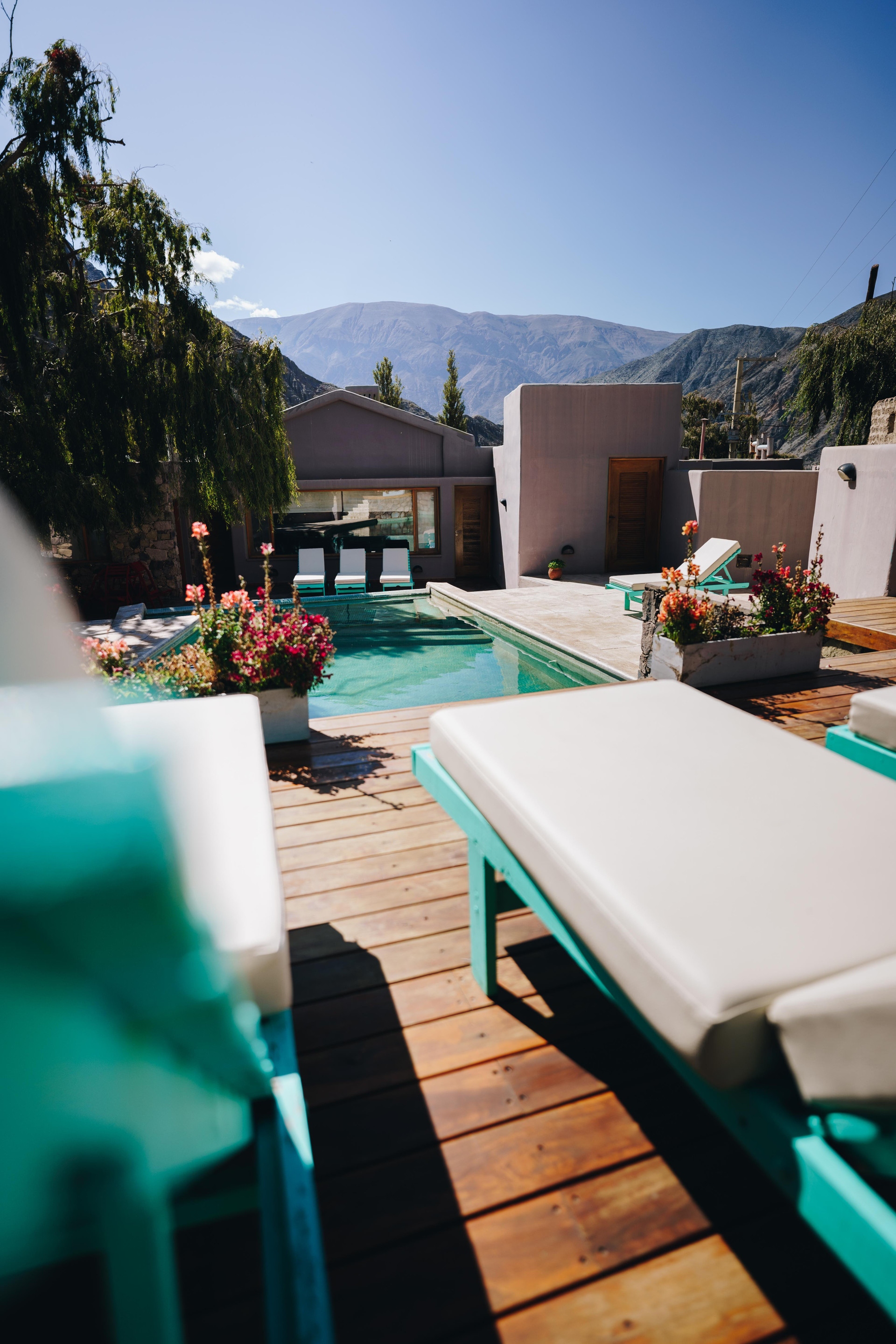 Vista Piscina La Comarca Hotel