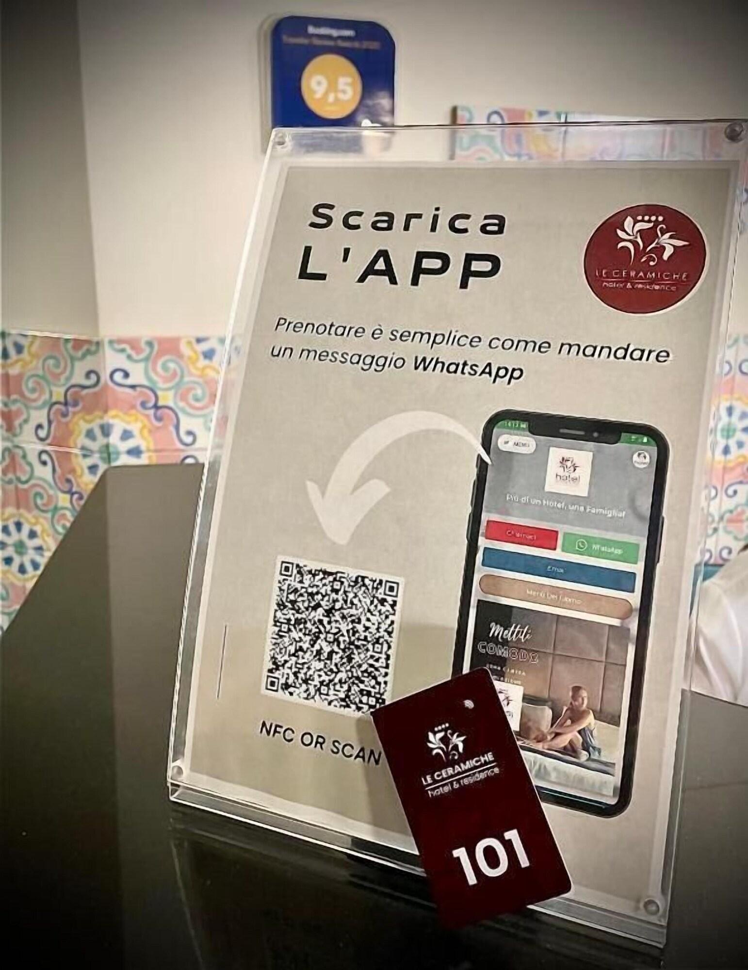 Vista Lobby Hotel Residence Le Ceramiche