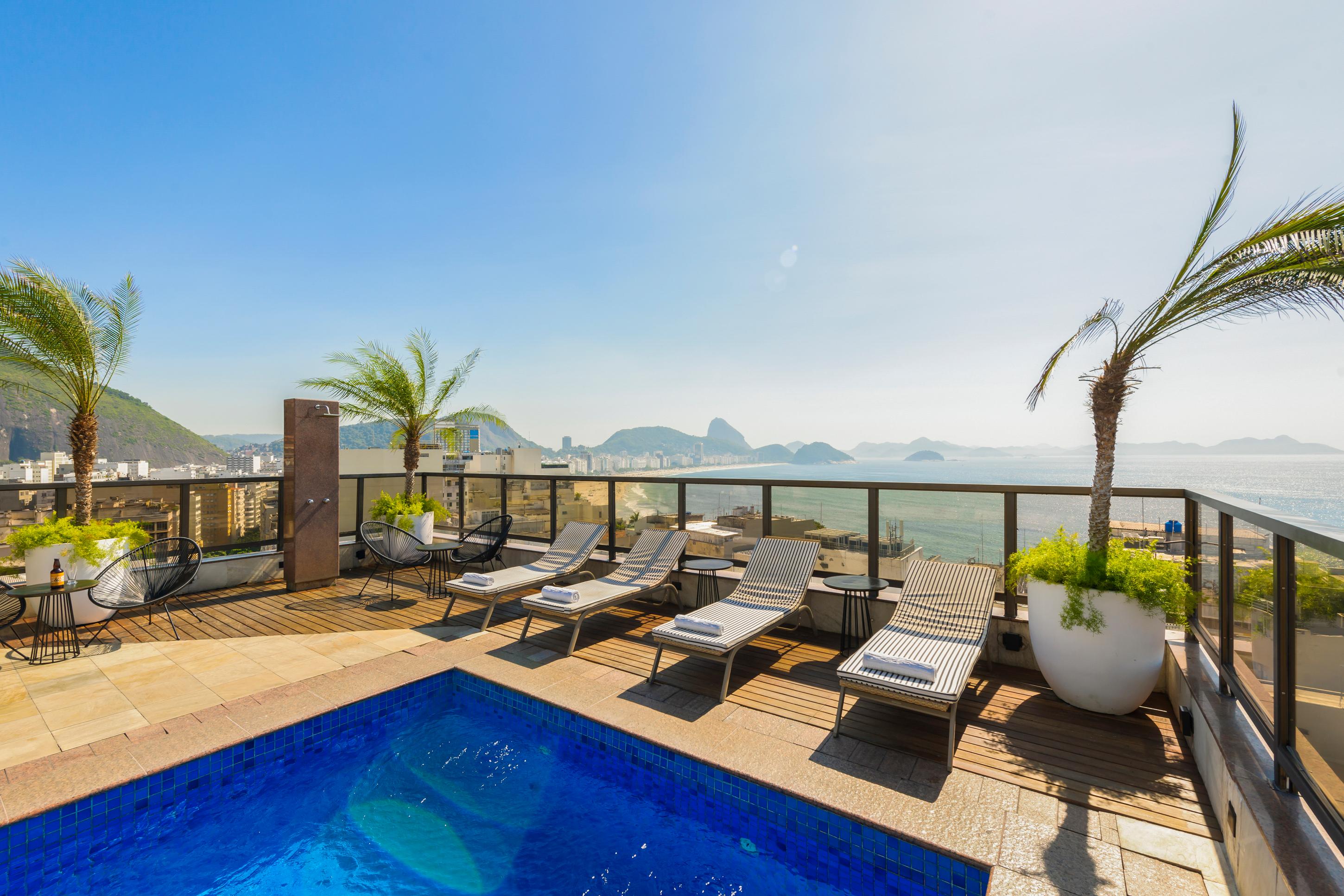 Vista Piscina B&B Hotels Rio Copacabana Posto 5