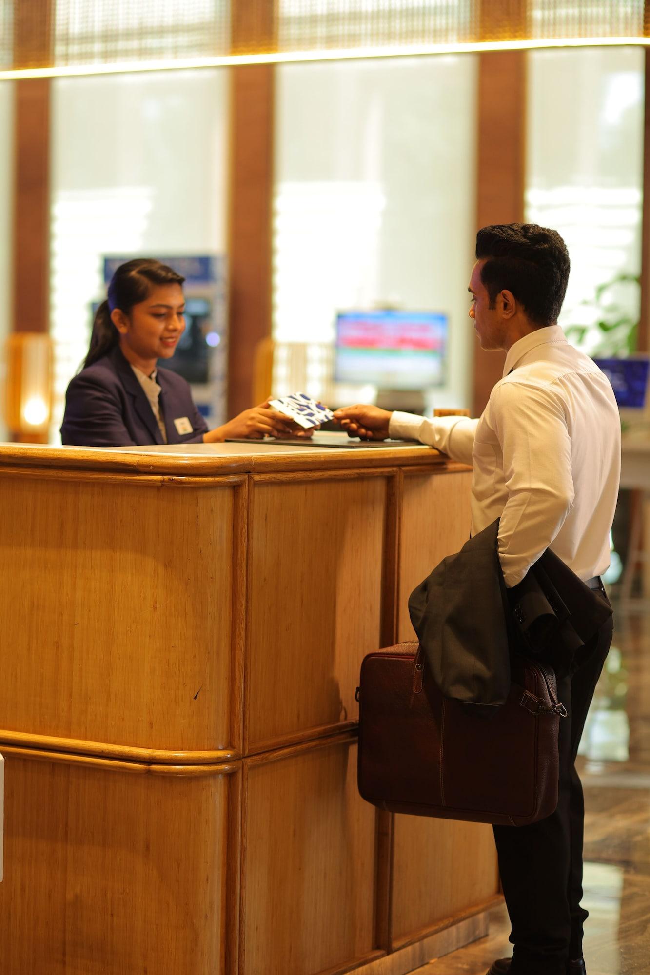 Vista Lobby Novotel Hyderabad Airport Hotel