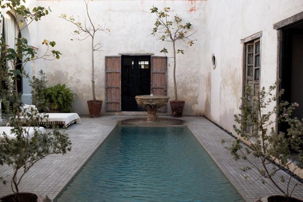 Vista Piscina Casa Olivia