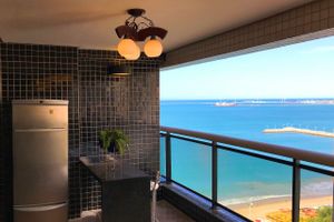 Alquiler Vacacional - Paisaje Beira Mar Varanda Gourmet y Vista Mar Torre Gold B