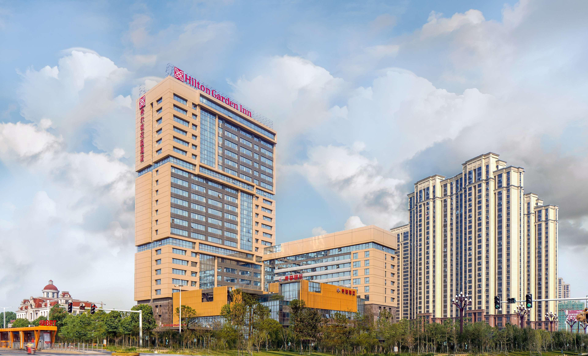 Vista Exterior Hilton Garden Inn Changde Dingcheng