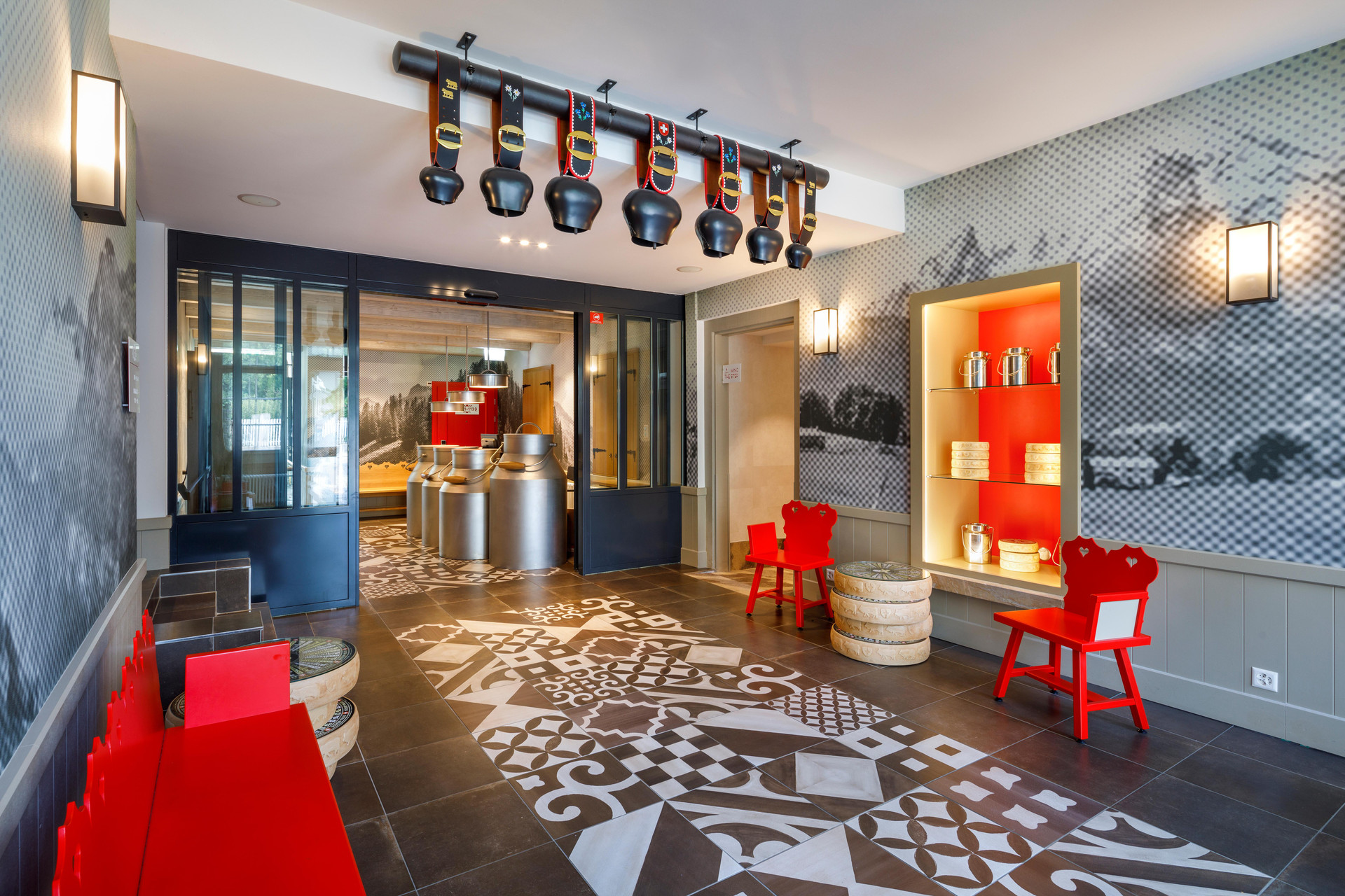 Vista Lobby Swiss Night by Fassbind