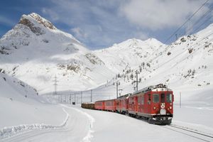 Actividad - Bernina Train a Bernina Pass