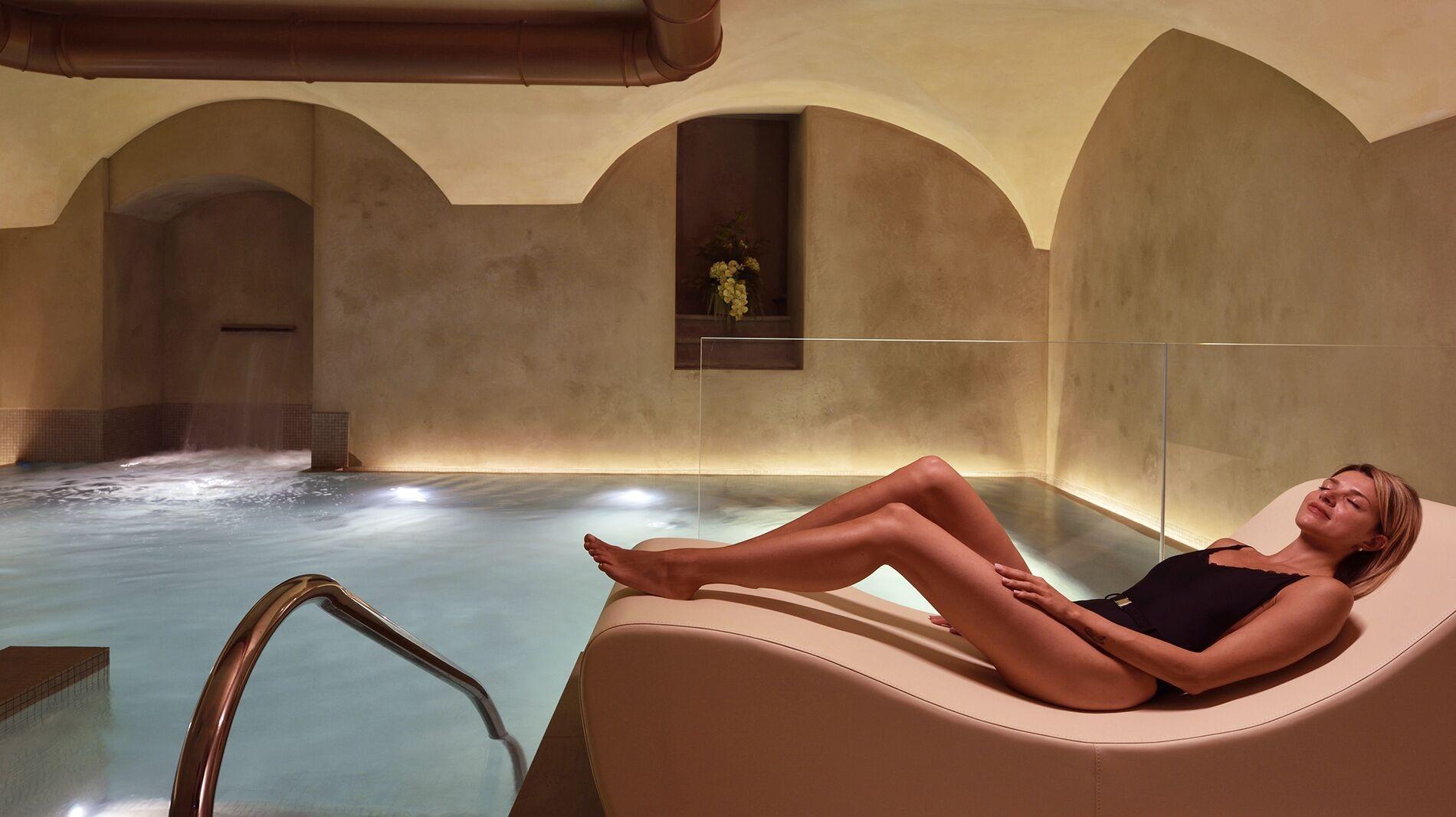 Vista Piscina Palazzo Portinari Salviati
