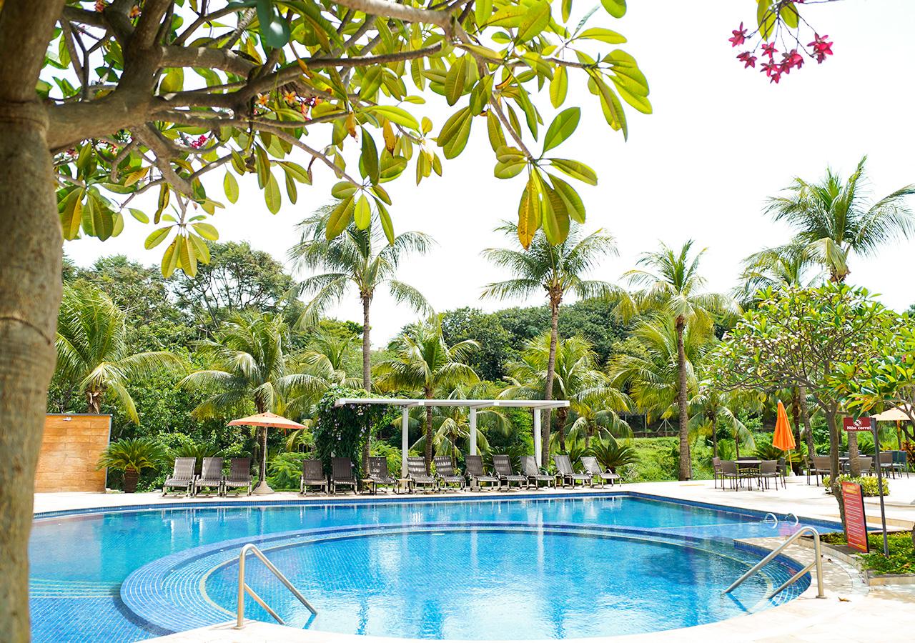 Vista Piscina Hot Beach Celebration
