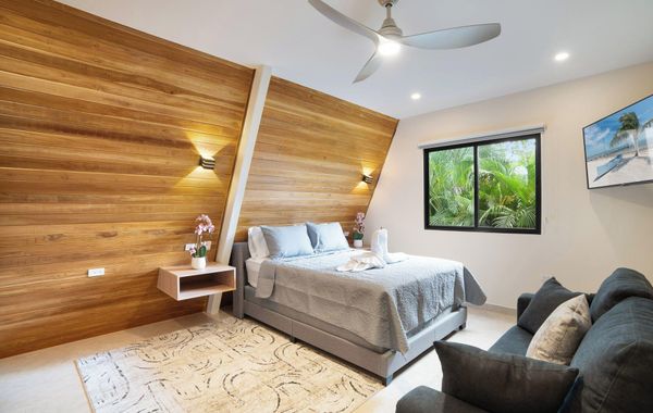 Modern 2 Bedroom A-Frame w/ Loft - Wi-Fi, A/C, Kitchen, Near Beach, Gameroom - Hoteles con alberca en Potrero Guanacaste