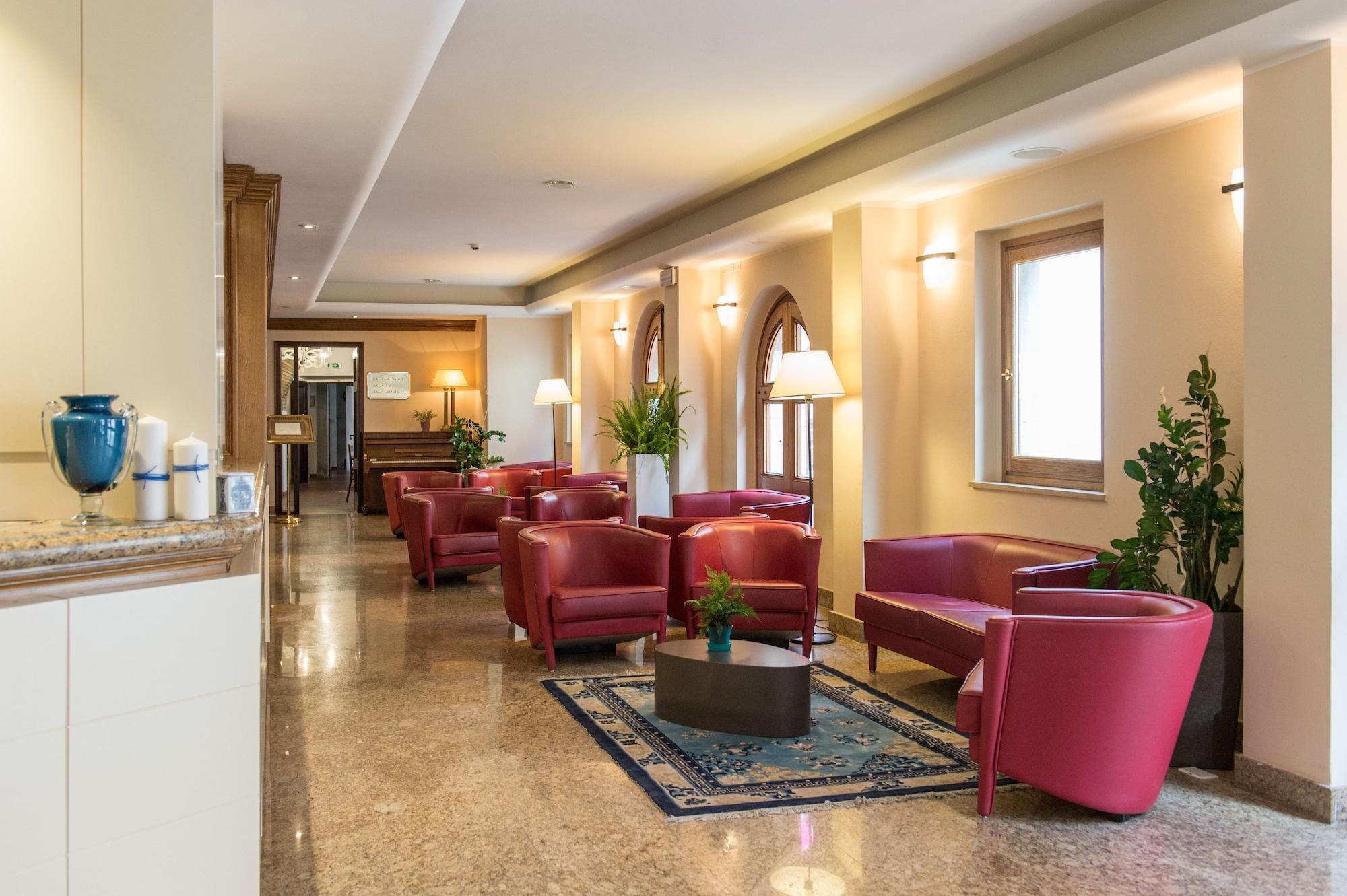 Vista Lobby Hotel Delle Terme Santa Agnese