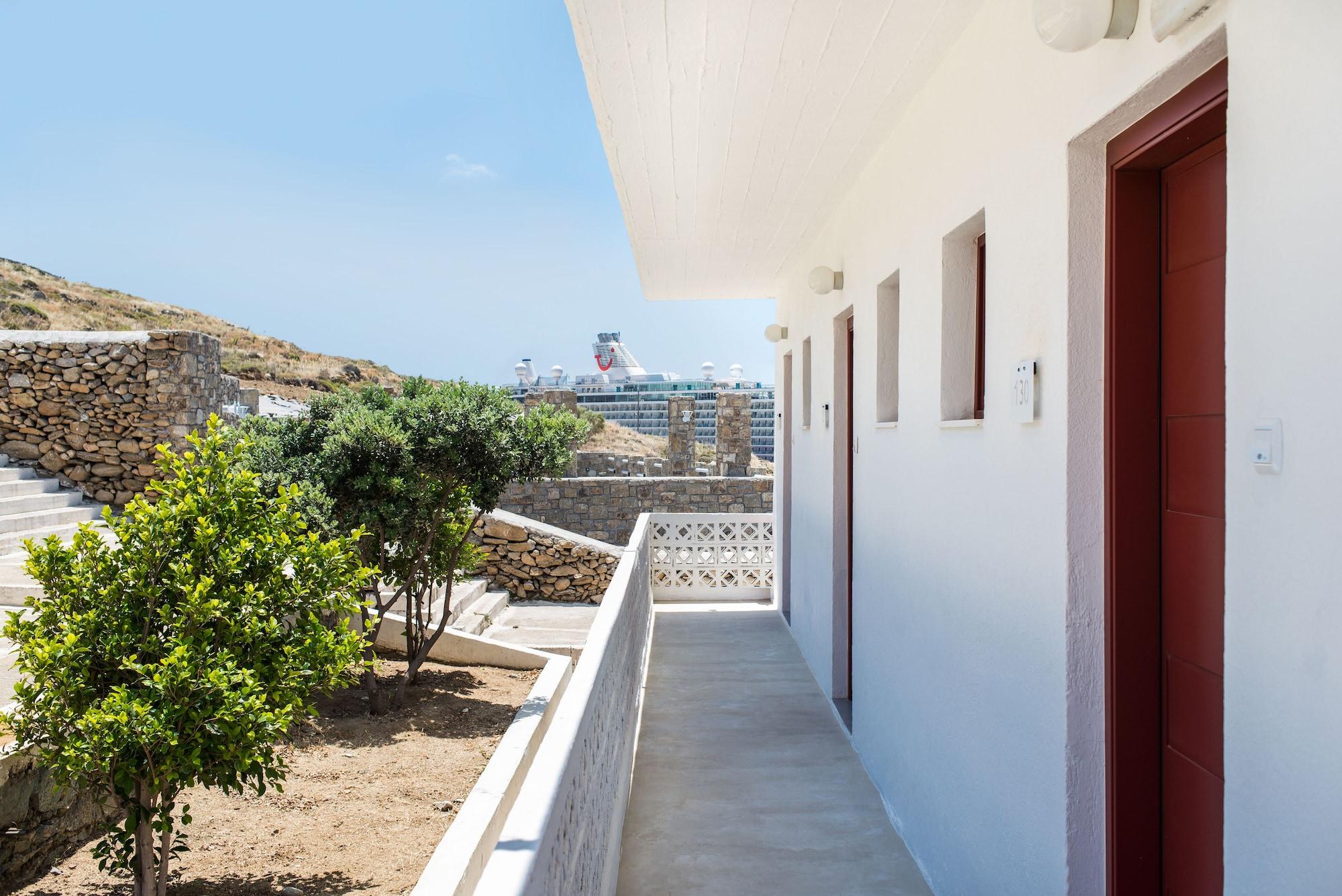 Vista Exterior Alkistis Beach Hotel Mykonos - Adult Only