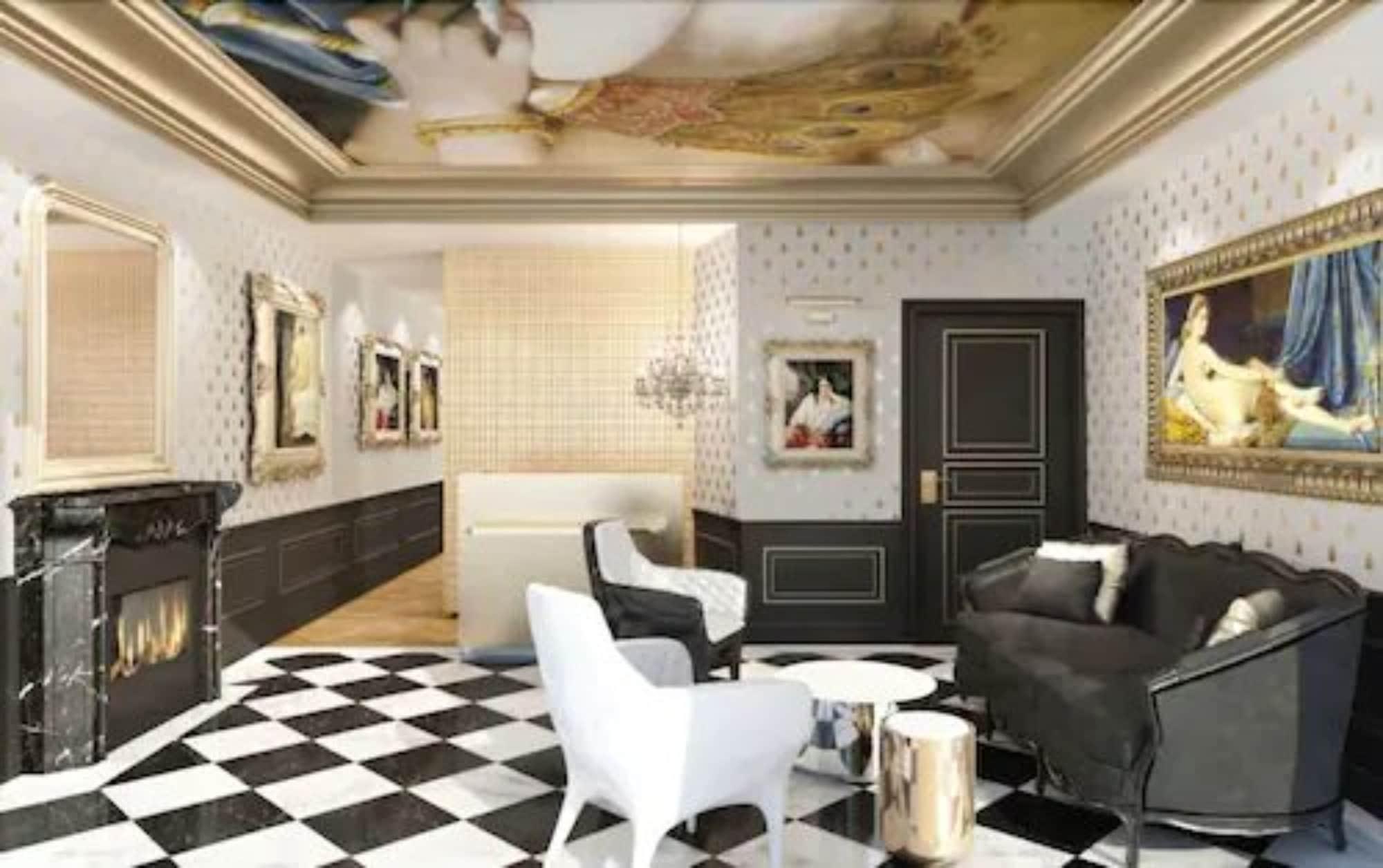 Vista Lobby Hôtel Eiffel Petit Louvre