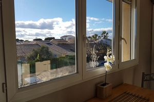 Alquiler Vacacional - Palavas: Beautiful bright Studio, 2 people CLIM + PK, Near SEA, AVAILABLE WE D AUGUST + TT SEPT