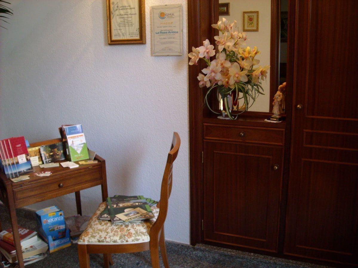 Vista Lobby B&B La Rosa Antica