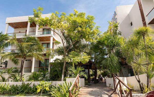 Aquastar Unique Hotel & Apartments Mahahual - Hoteles cerca de La Laguna de Bacalar