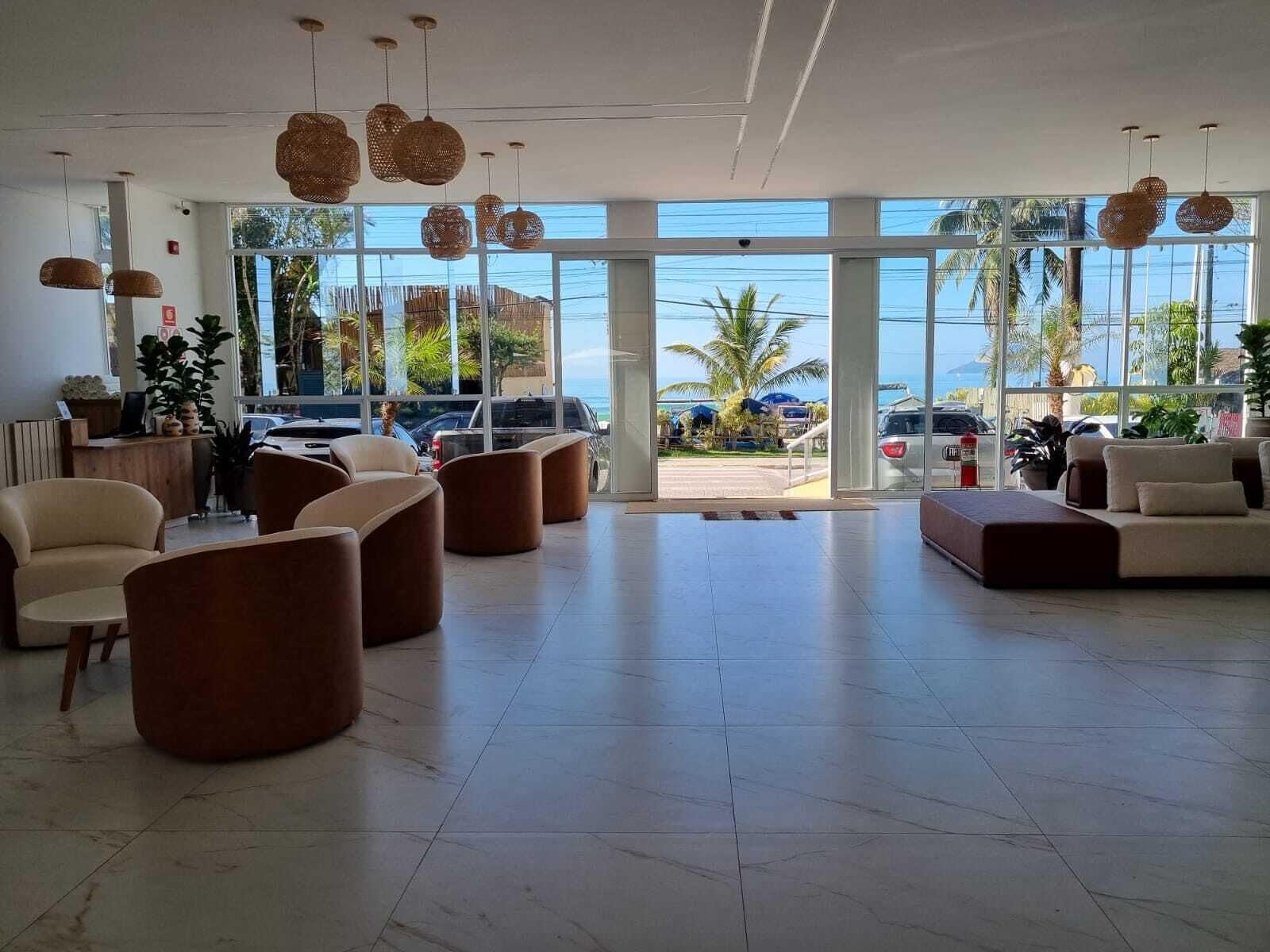 Vista Lobby Hotel Juquei Frente ao Mar Hotel Pousada