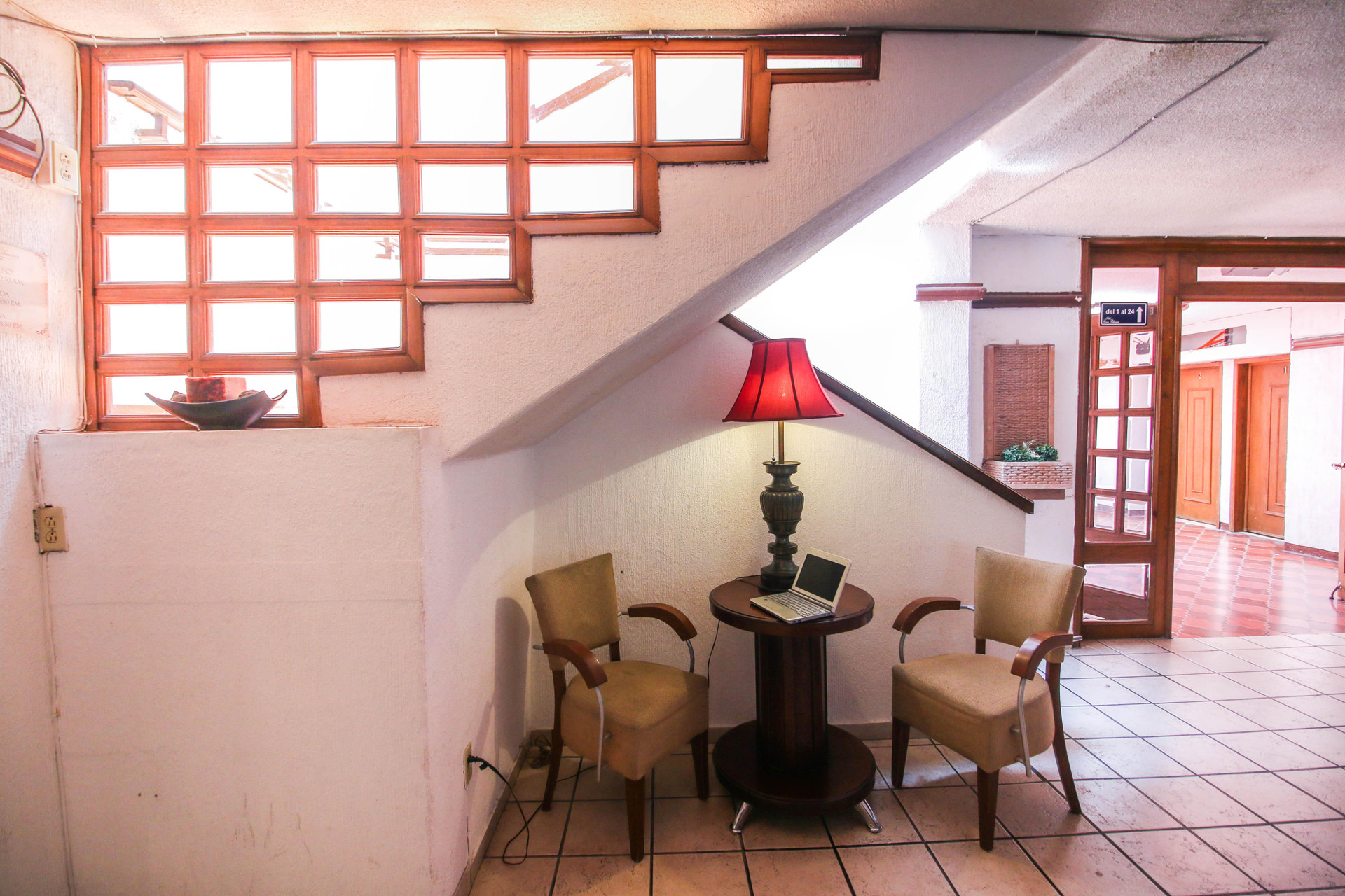 Vista Lobby Hotel Casa Blanca