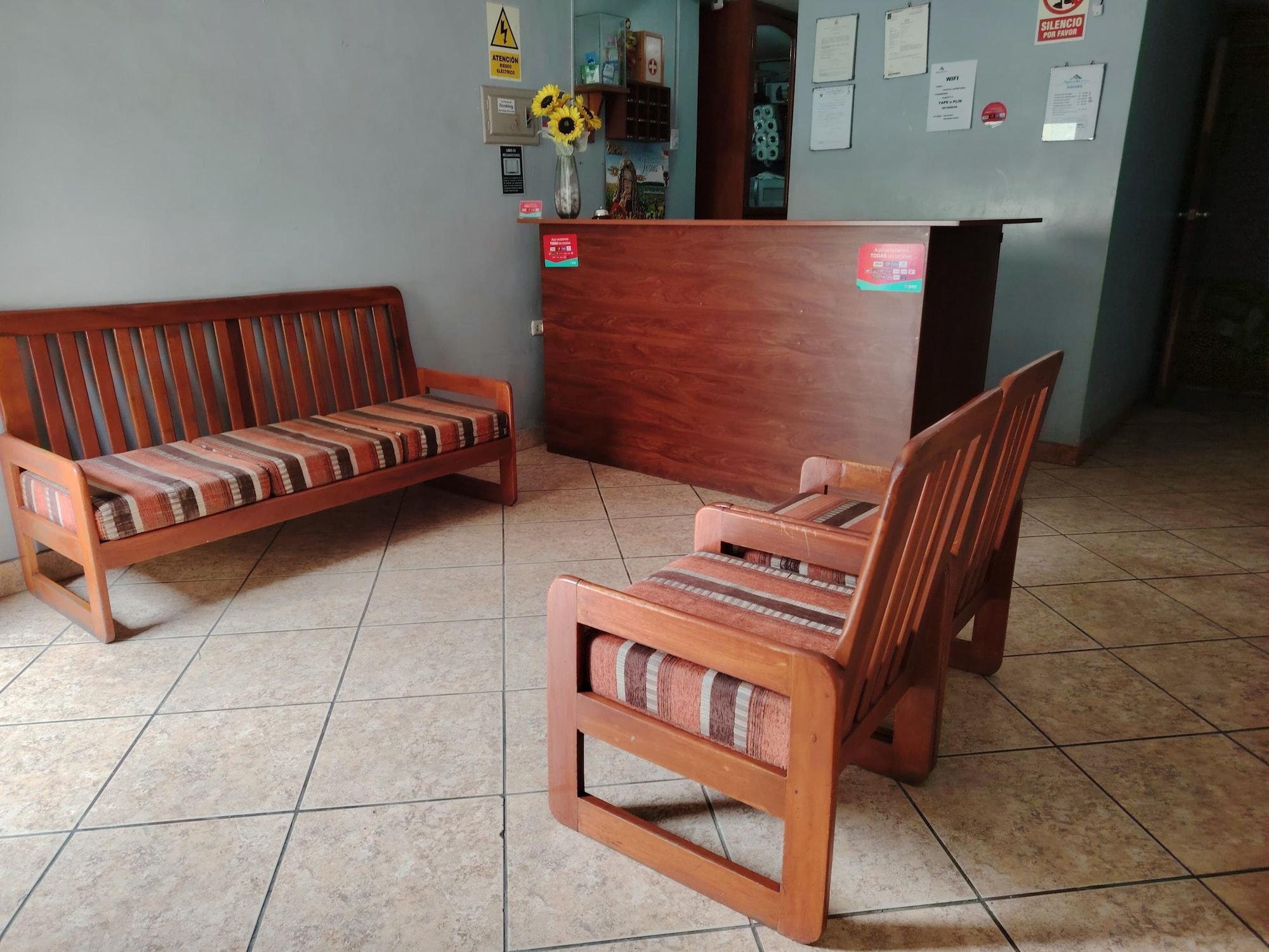 Vista Lobby Hostal Aventura