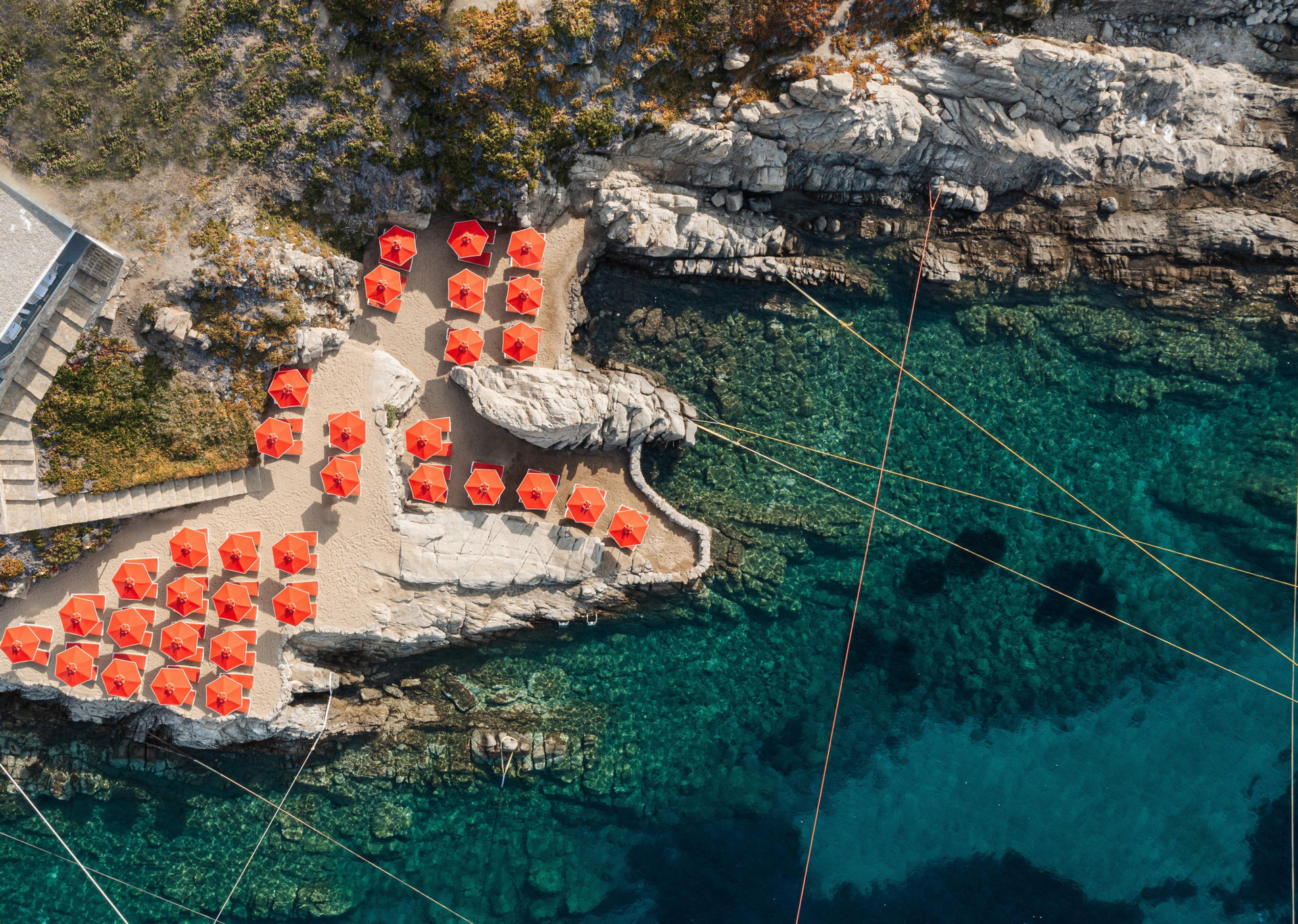 Vista Exterior Petasos Beach Resort & Spa, Small Luxury Hotels of the World