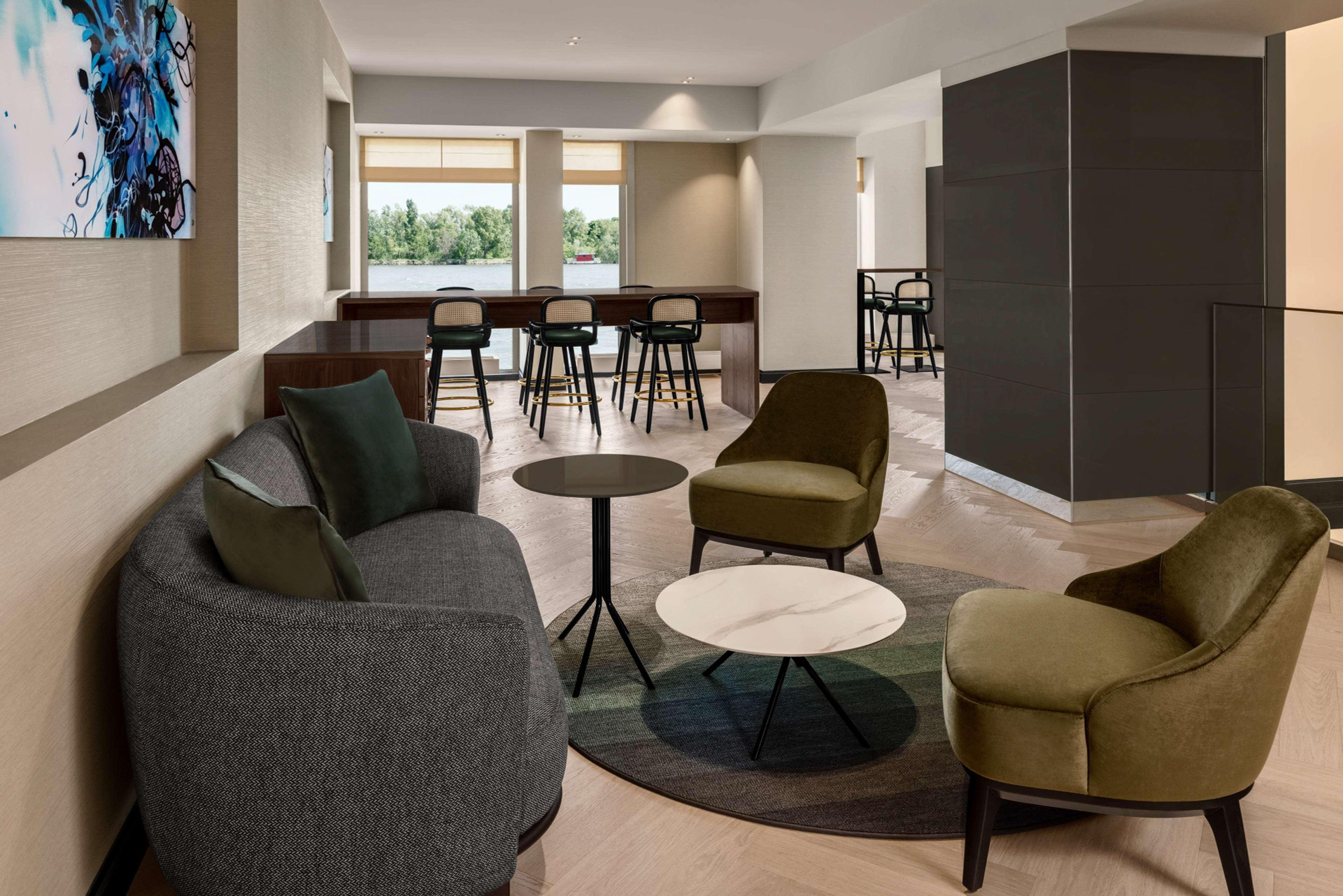 Vista Lobby Hilton Vienna Waterfront