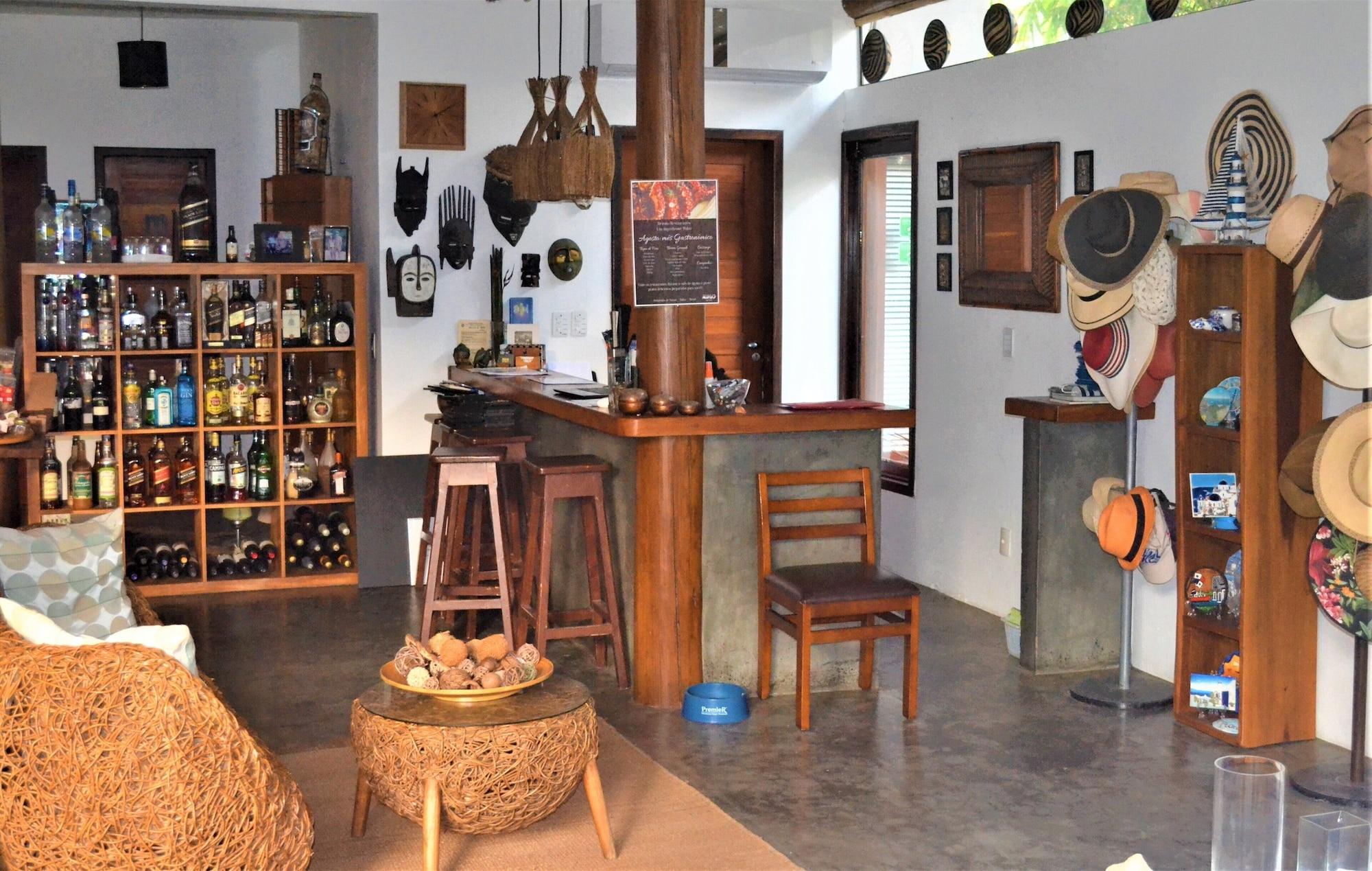 Vista Lobby Pousada Bambu Dourado