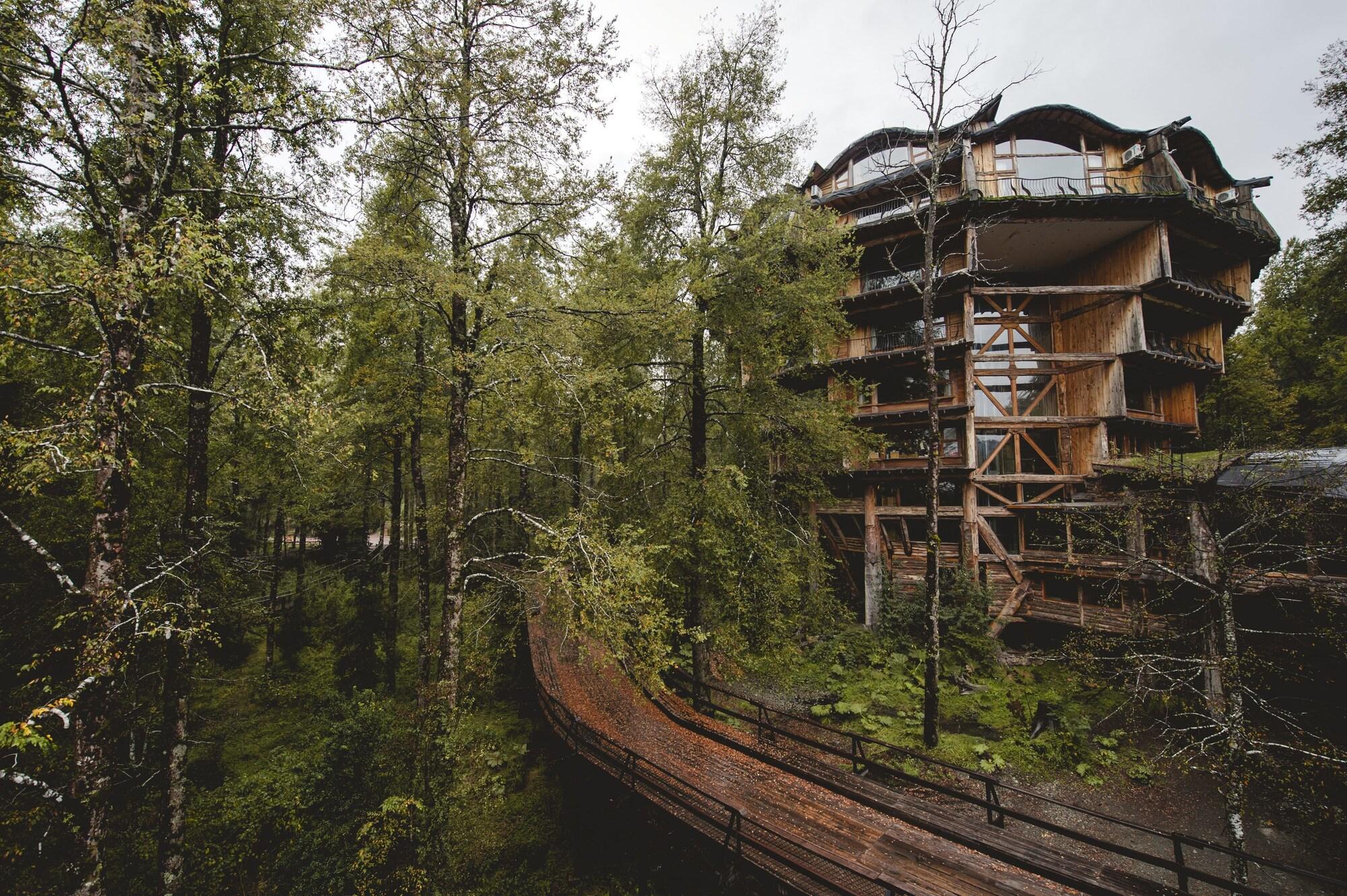 Vista Exterior Huilo Huilo Nothofagus Hotel & Spa