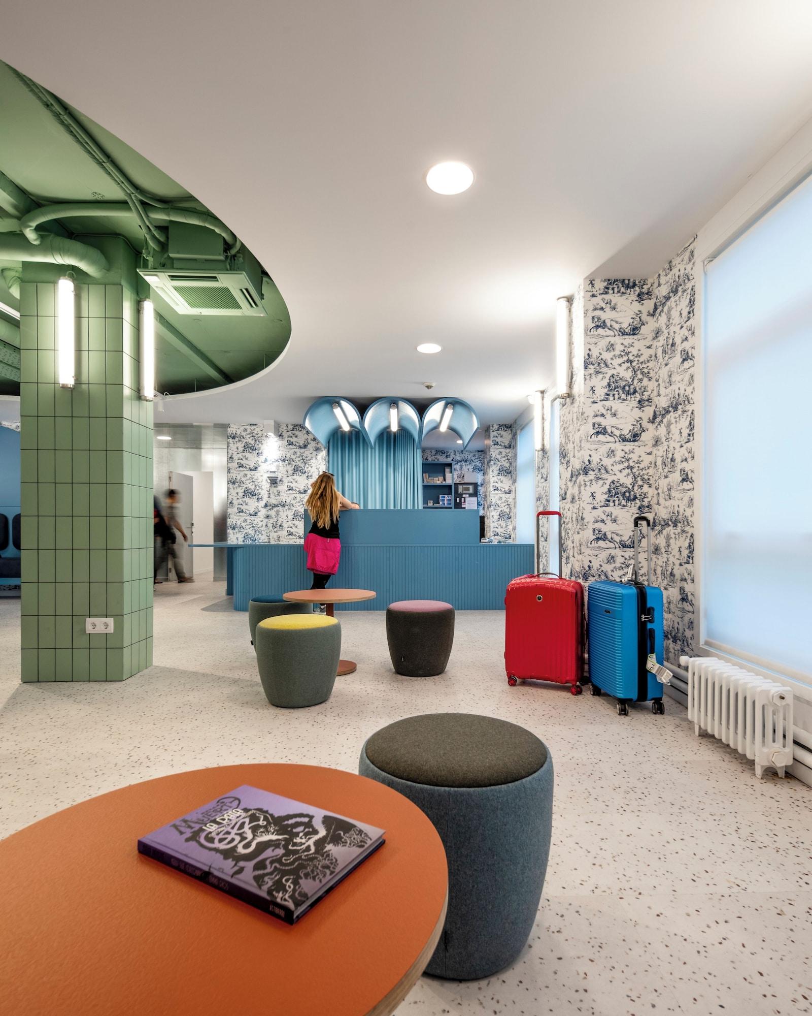 Vista Lobby Loop INN Hostel Santiago de Compostela